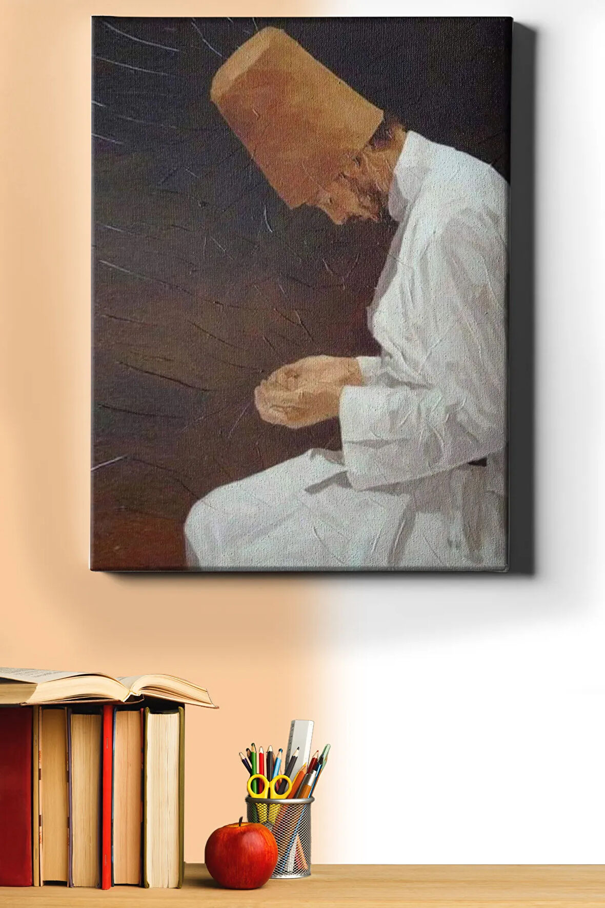 Sayılarla Boyama Seti Kasnaklı Semazenin Duası 60 X 75 Cm