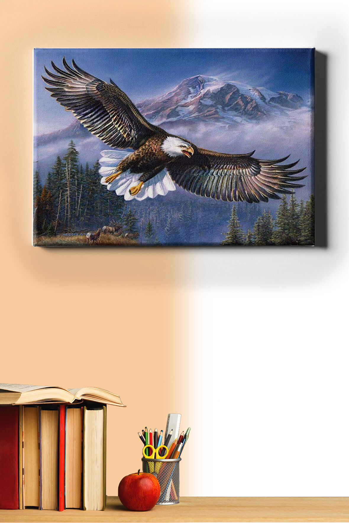 Sayılarla Boyama Seti Kasnaklı Kartalın Dansı 40 X 50 Cm