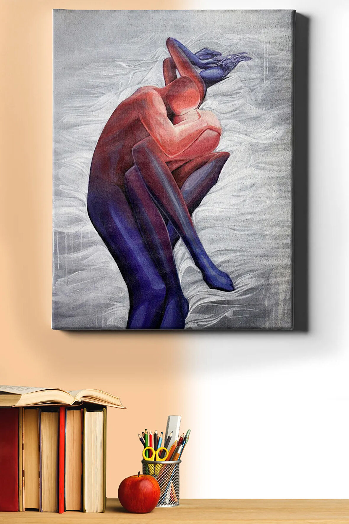 Sayılarla Boyama Seti Kasnaklı Buluşma 40 X 50 Cm