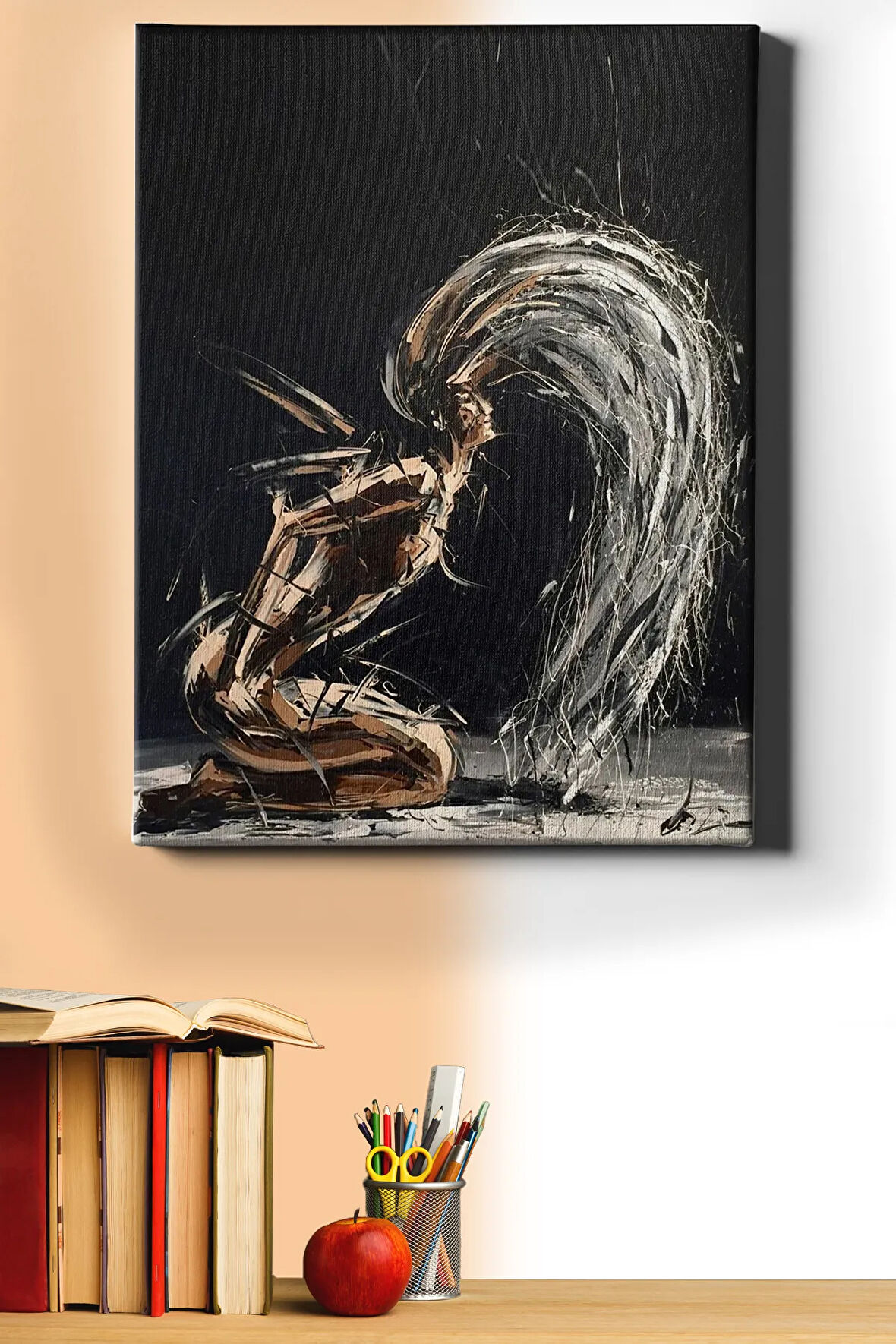 Sayılarla Boyama Seti Kasnaklı Islak Saçların Dansı 40 X 50 Cm