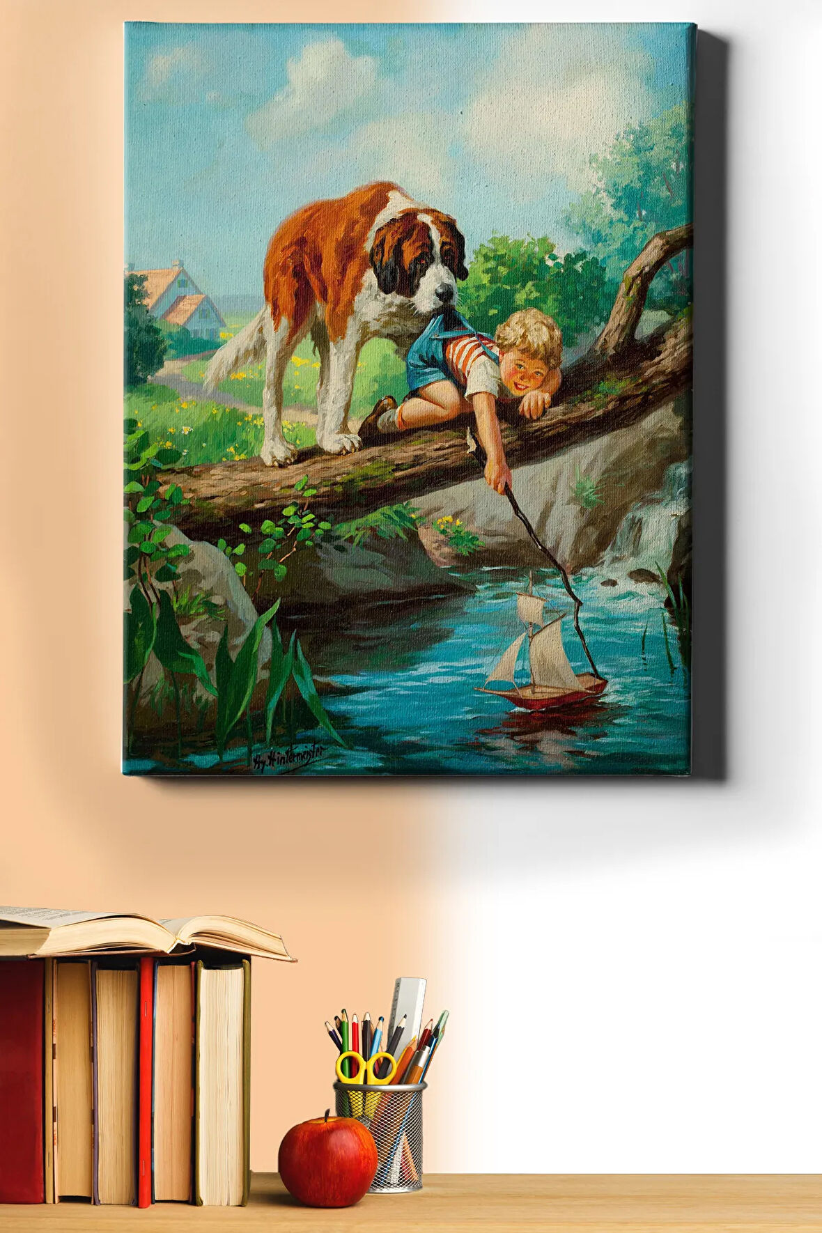Sayılarla Boyama Seti Kasnaklı Pazar Kır Gezisi 40 X 50 Cm