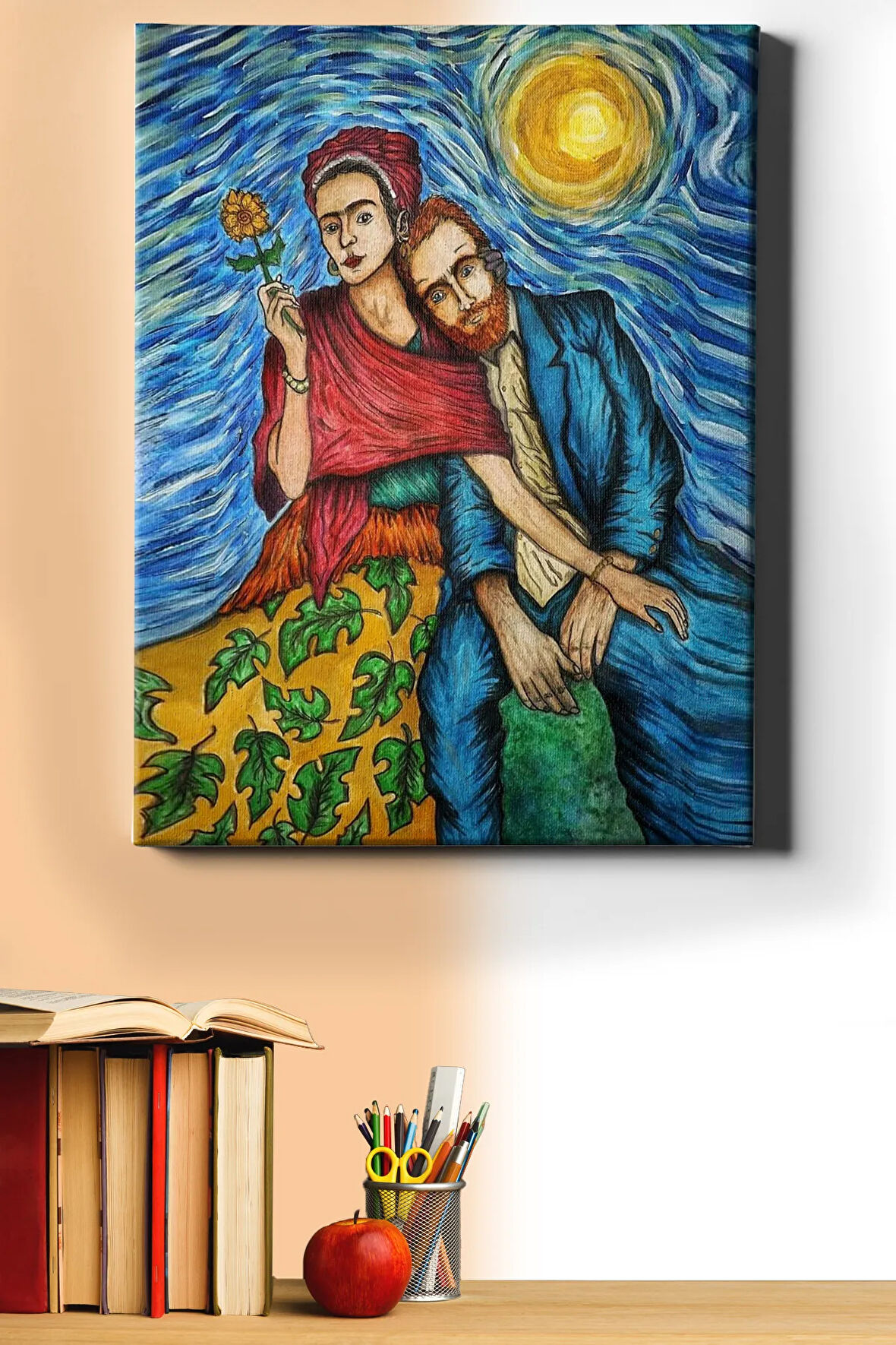 Sayılarla Boyama Seti Kasnaklı Ressamların Buluşması 40 X 50 Cm
