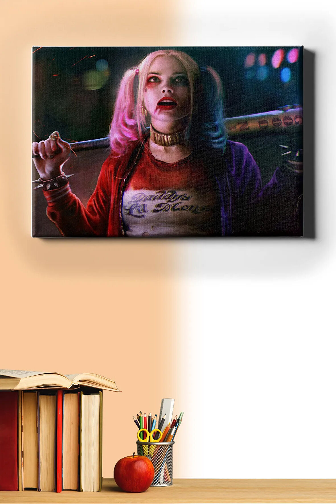Sayılarla Boyama Seti Kasnaklı Harley Quınn 3 40 X 50 Cm