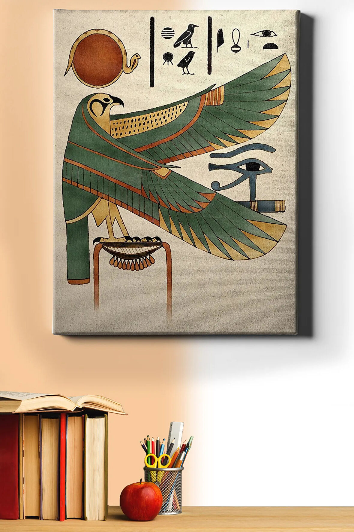 Sayılarla Boyama Seti Kasnaklı Horus 60 X 75 Cm