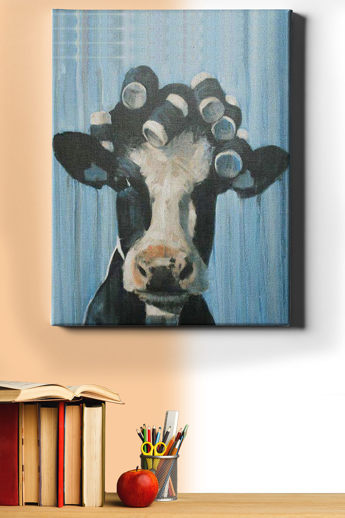 Sayılarla Boyama Seti Kasnaklı Saç Bakımı 40 X 50 Cm