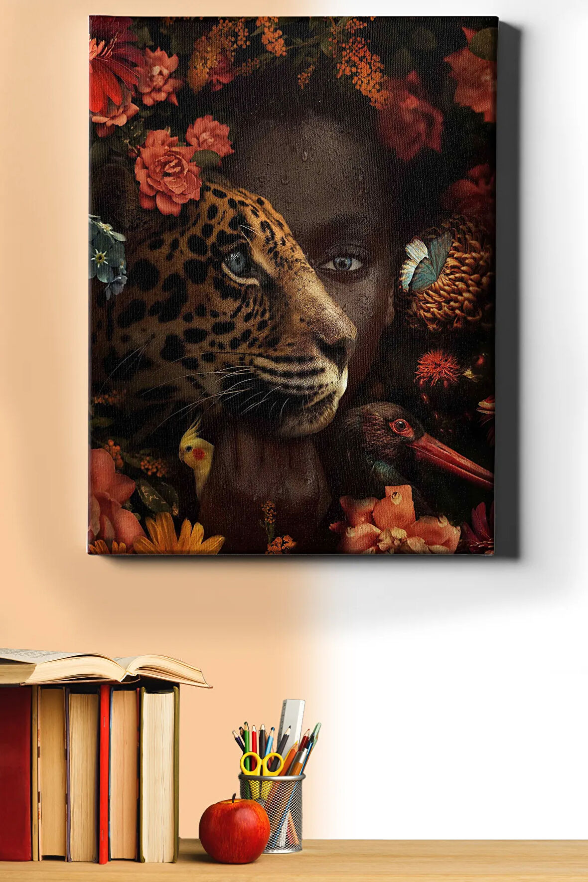 Sayılarla Boyama Seti Kasnaklı Havanlarla Iç Içe 50 X 65 Cm