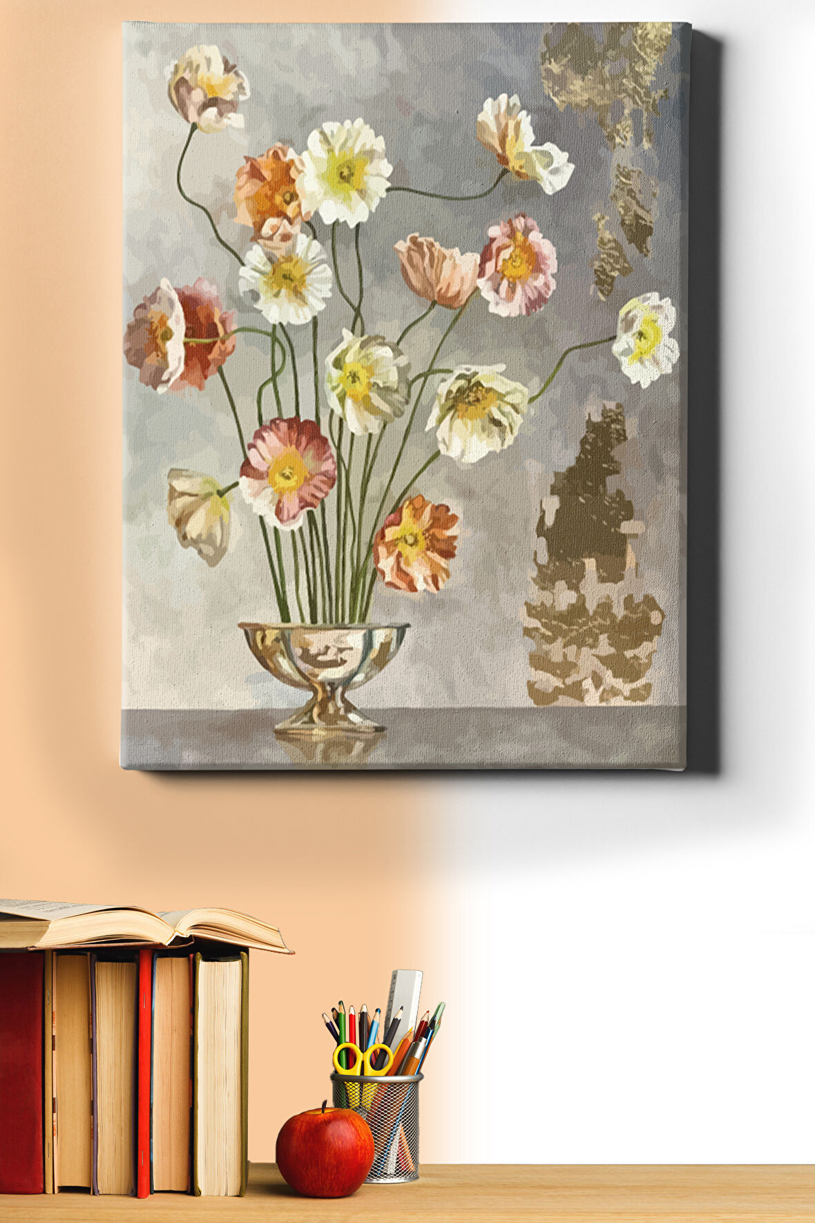 Sayılarla Boyama Seti Kasnaklı Zarafet 60 X 75 Cm