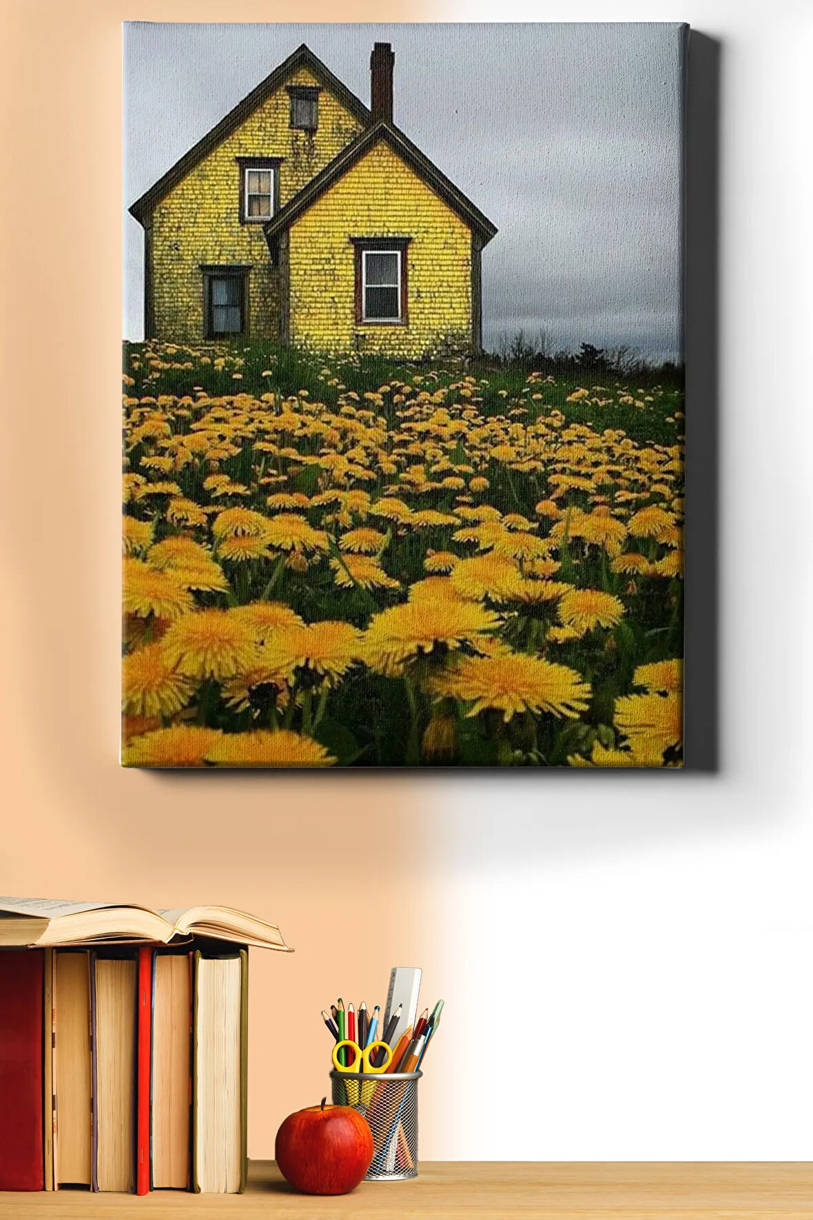 Sayılarla Boyama Seti Kasnaklı Karahindiba Bahçesi 40 X 50 Cm