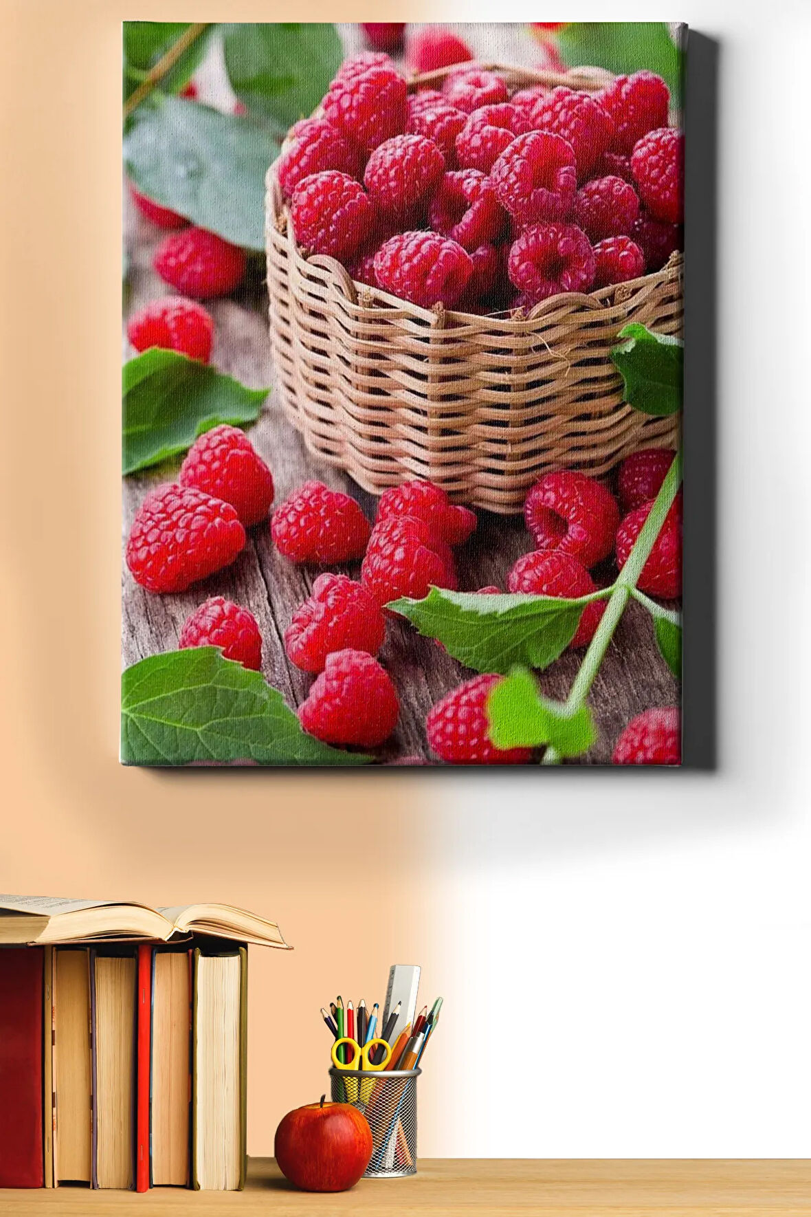 Sayılarla Boyama Seti Kasnaklı Ahududu Sepeti 50 X 65 Cm