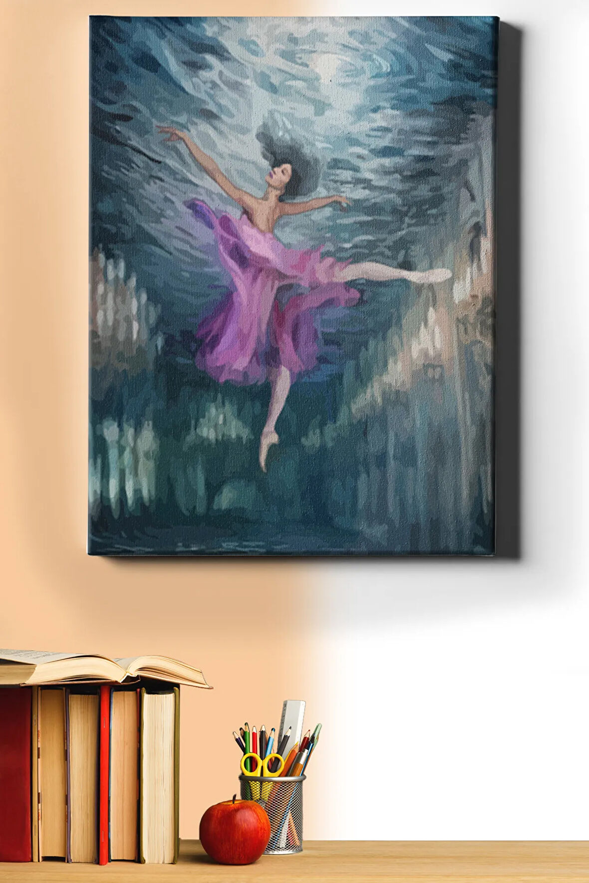 Sayılarla Boyama Seti Kasnaklı Rüyada Dans 50 X 65 Cm