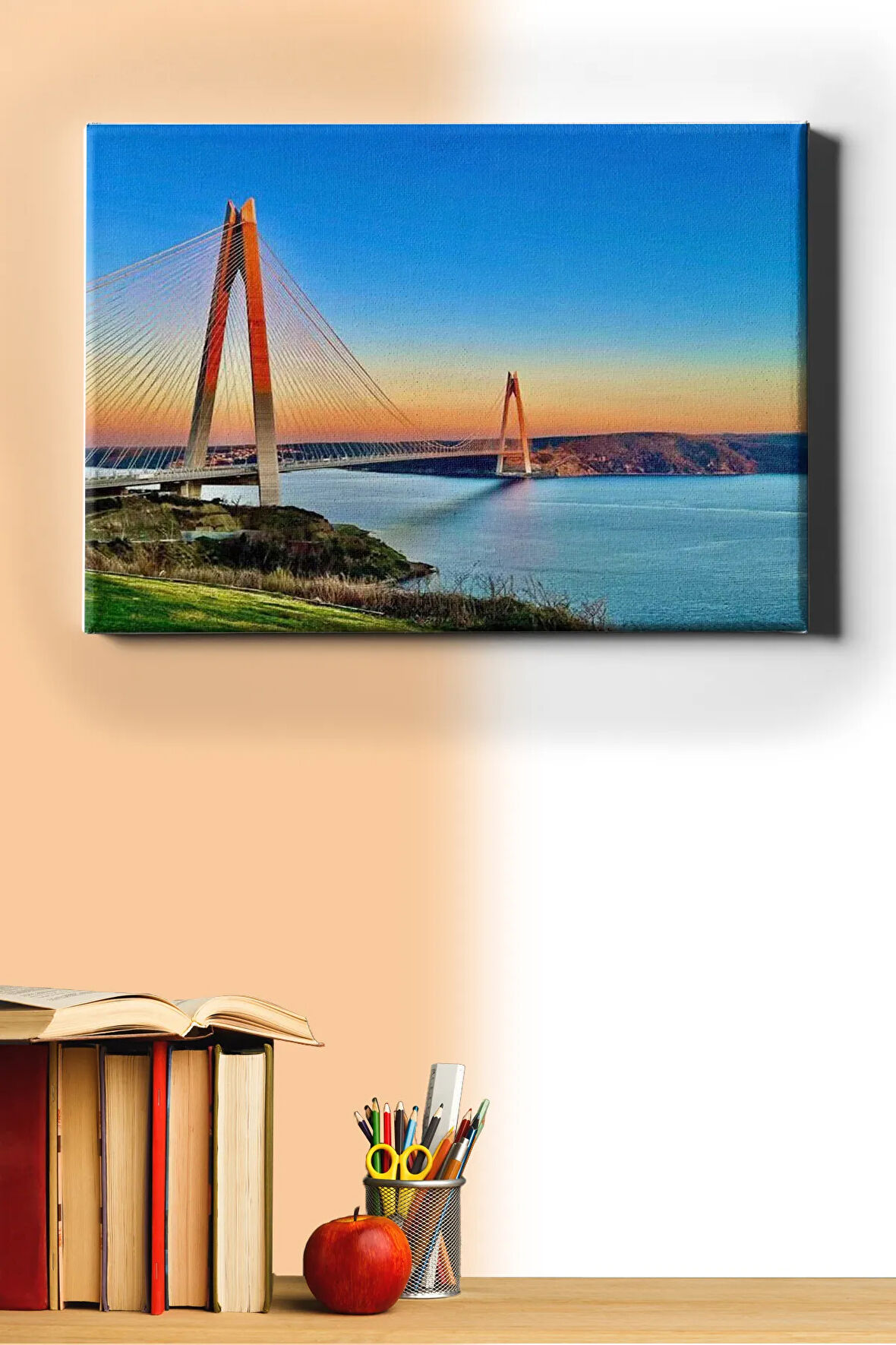 Sayılarla Boyama Seti Kasnaklı Şehre Girerken 60 X 75 Cm