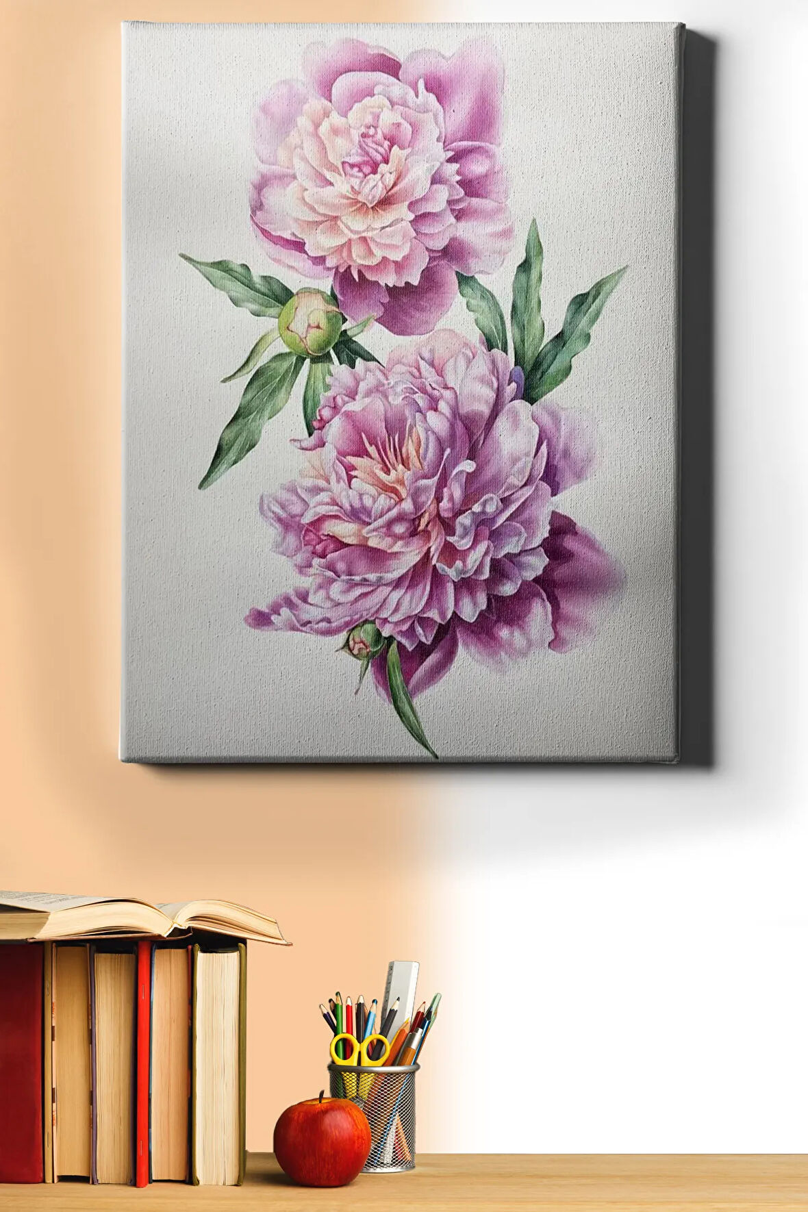 Sayılarla Boyama Seti Kasnaklı Aile 60 X 75 Cm
