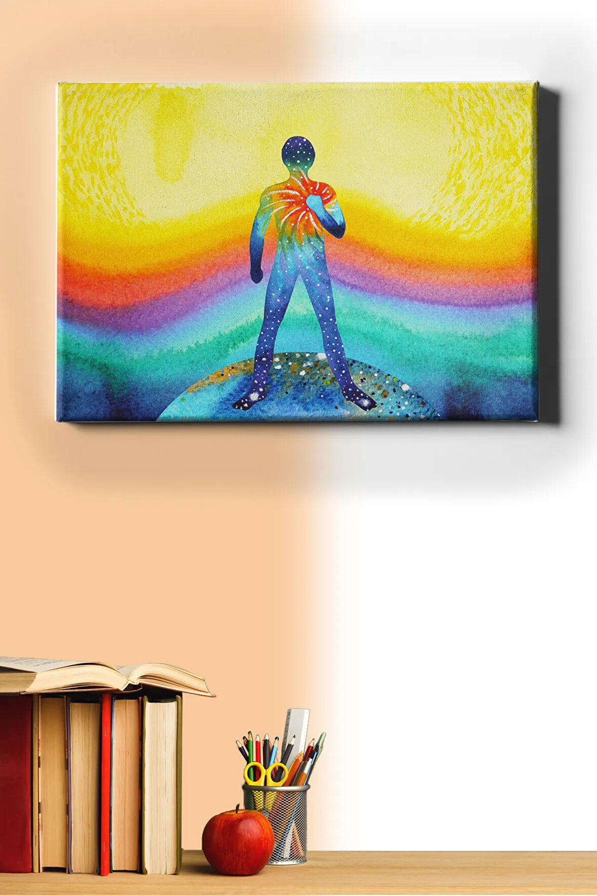 Sayılarla Boyama Seti Kasnaklı Enerji 60 X 75 Cm