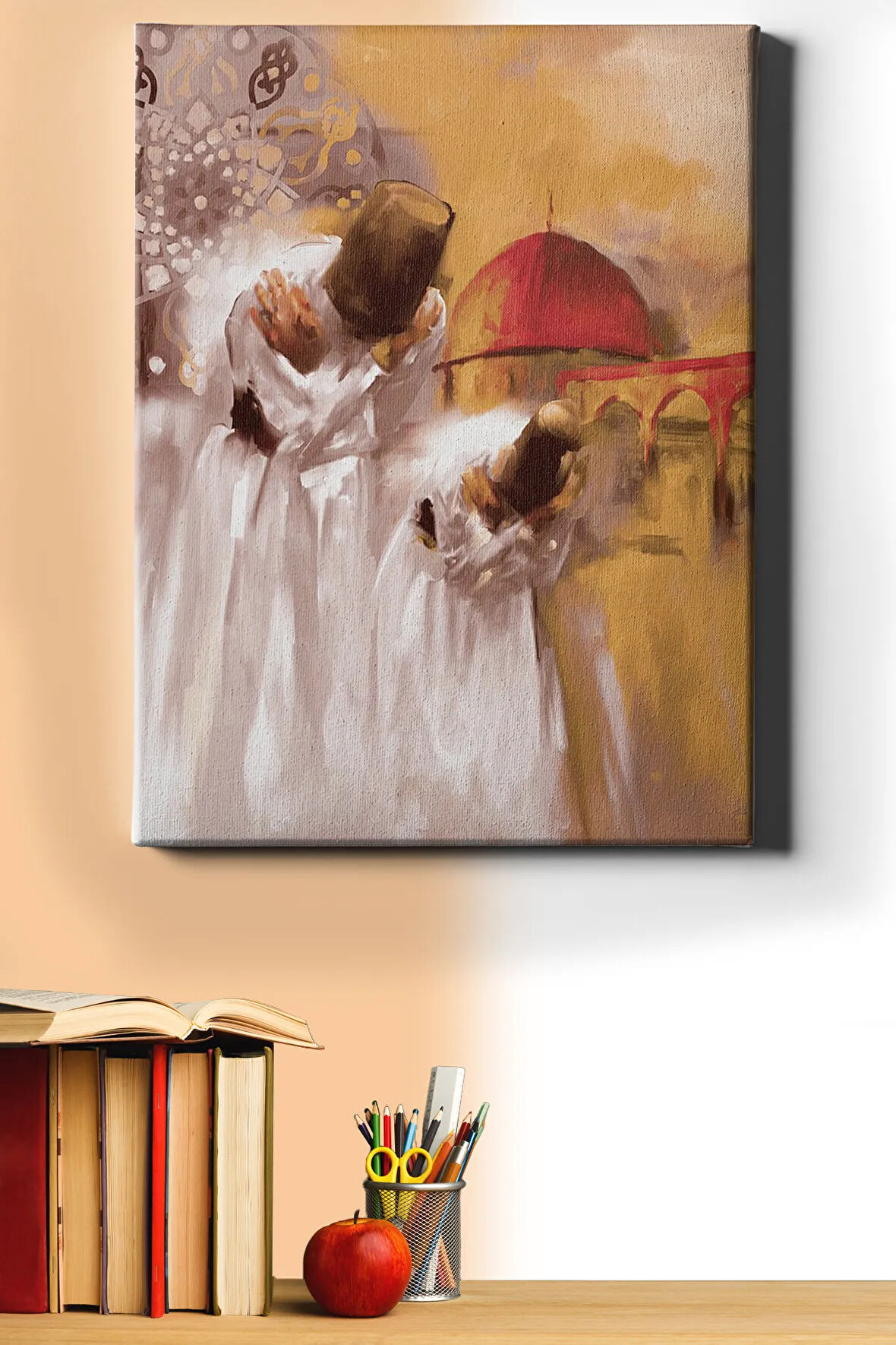 Sayılarla Boyama Seti Kasnaklı Semazen Selamı 60 X 75 Cm