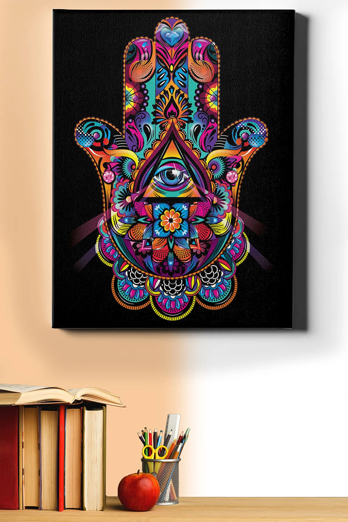 Sayılarla Boyama Seti Kasnaklı Fatima 40 X 50 Cm