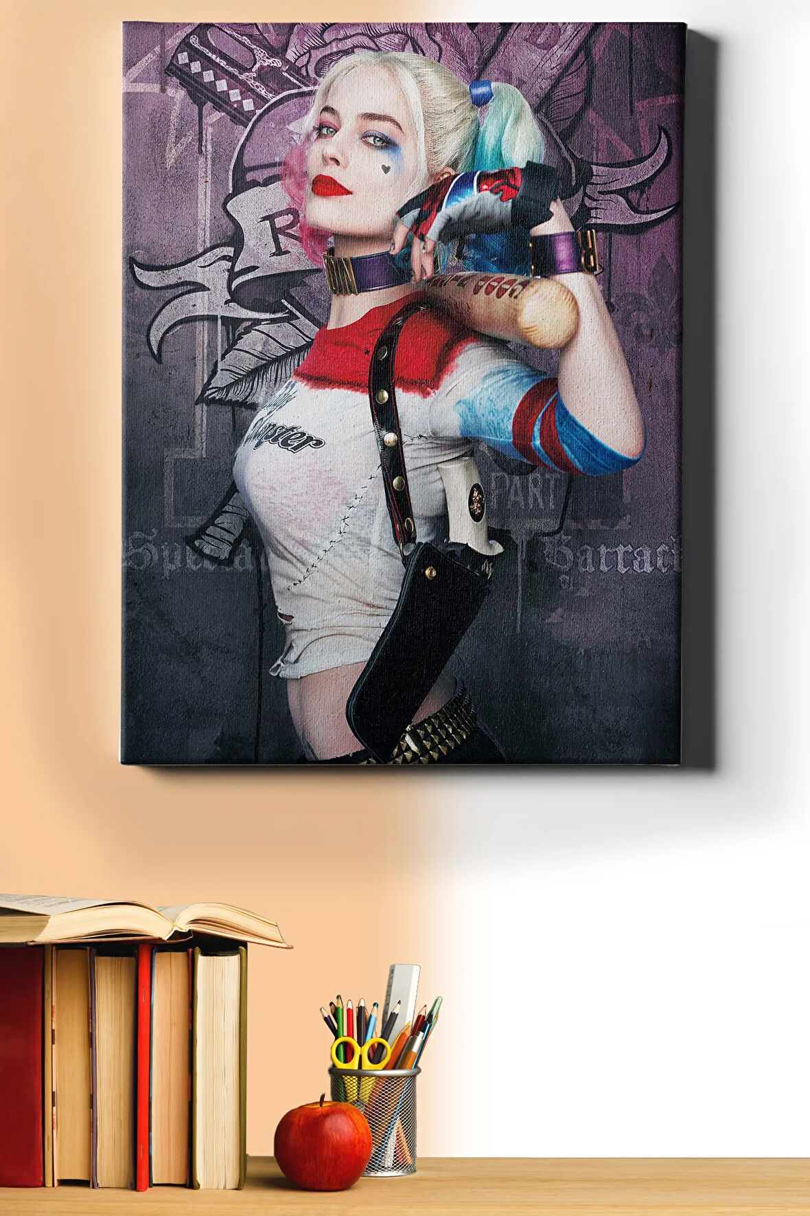 Sayılarla Boyama Seti Kasnaklı Harley Quınn 2 60 X 75 Cm