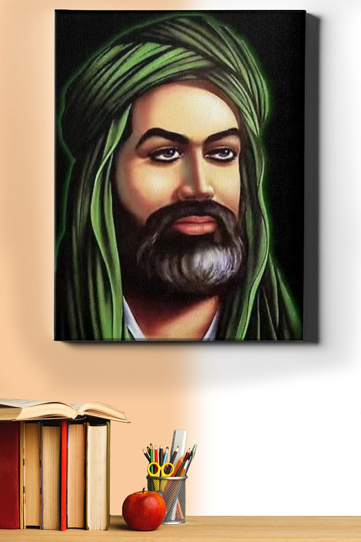 Sayılarla Boyama Seti Kasnaklı Hz Ali 50 X 65 Cm