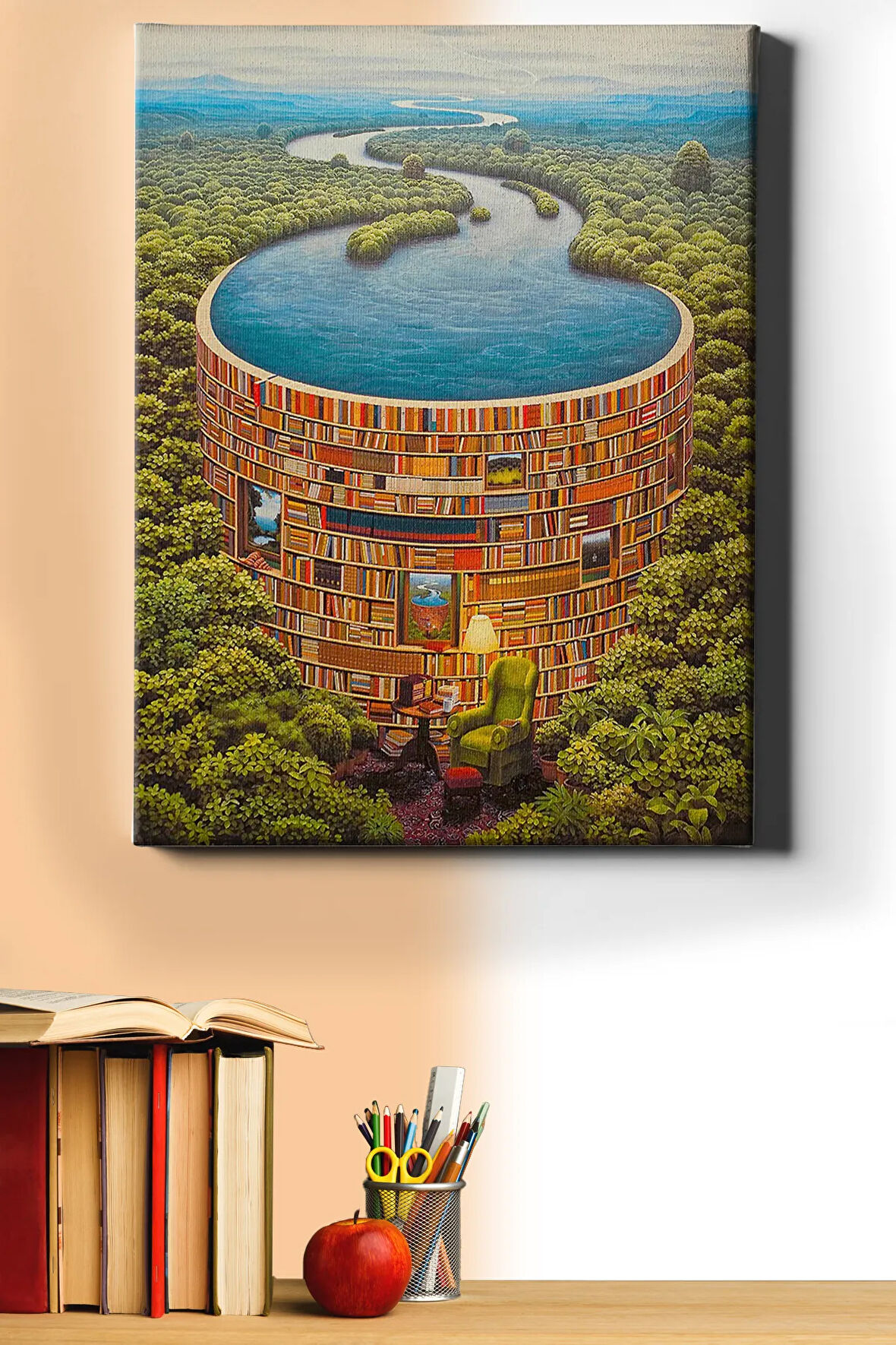 Sayılarla Boyama Seti Kasnaklı Bilgi Deposu 50 X 65 Cm