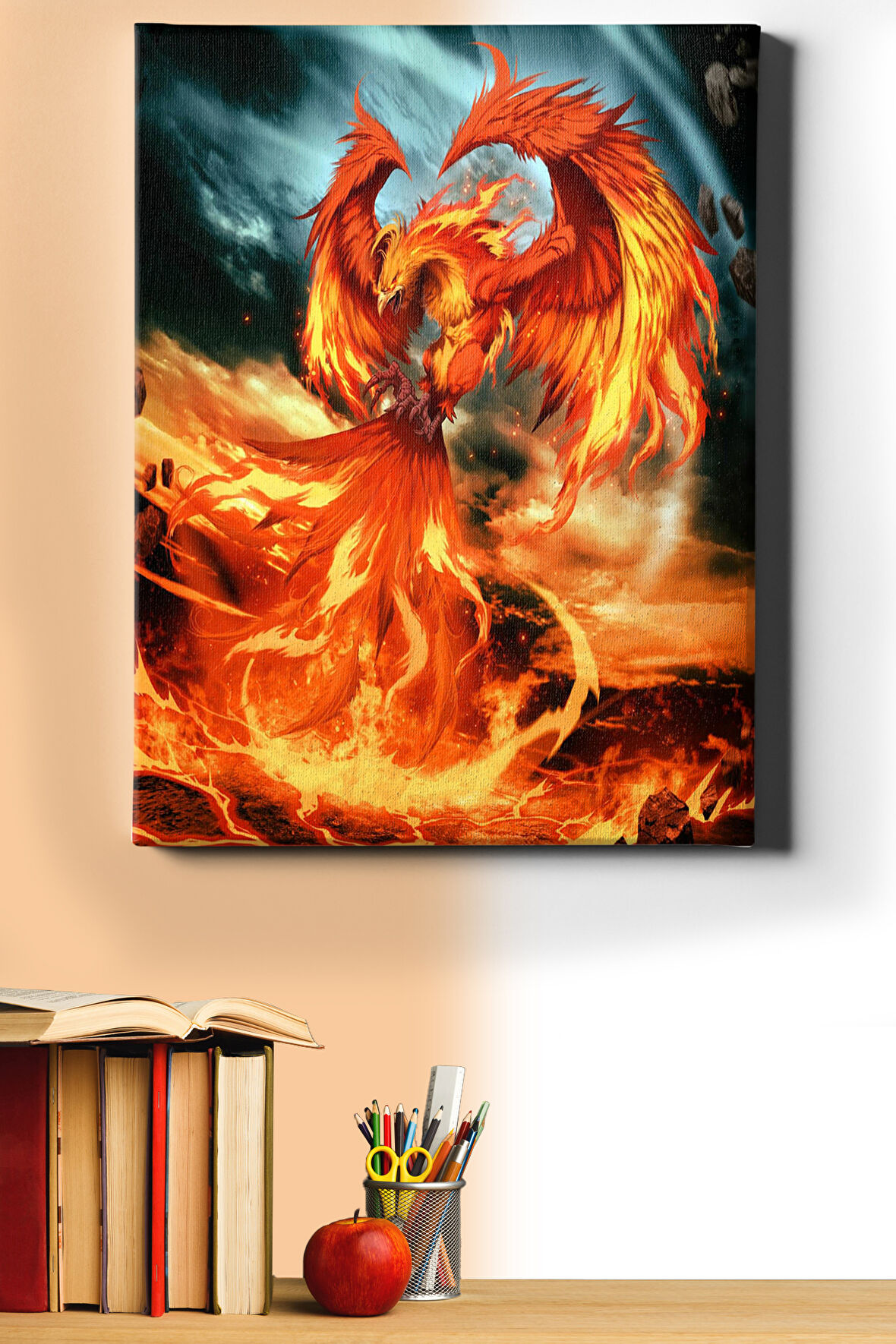 Sayılarla Boyama Seti Kasnaklı Ateşle Dans 60 X 75 Cm