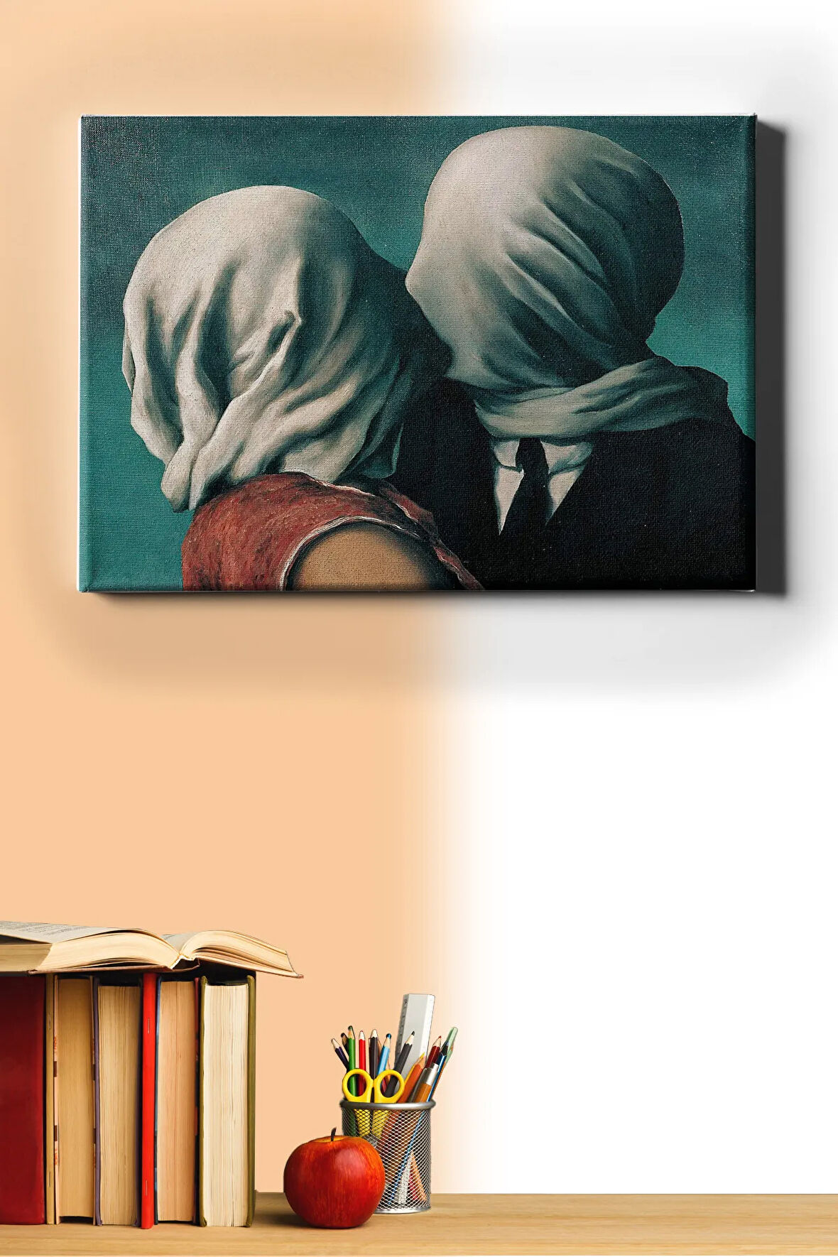 Sayılarla Boyama Seti Kasnaklı Aşk Biterken 60 X 75 Cm