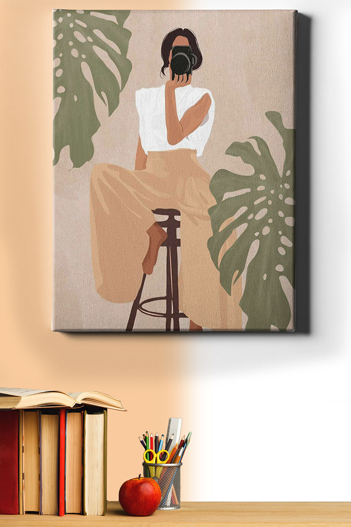 Sayılarla Boyama Seti Kasnaklı Özçekim 40 X 50 Cm