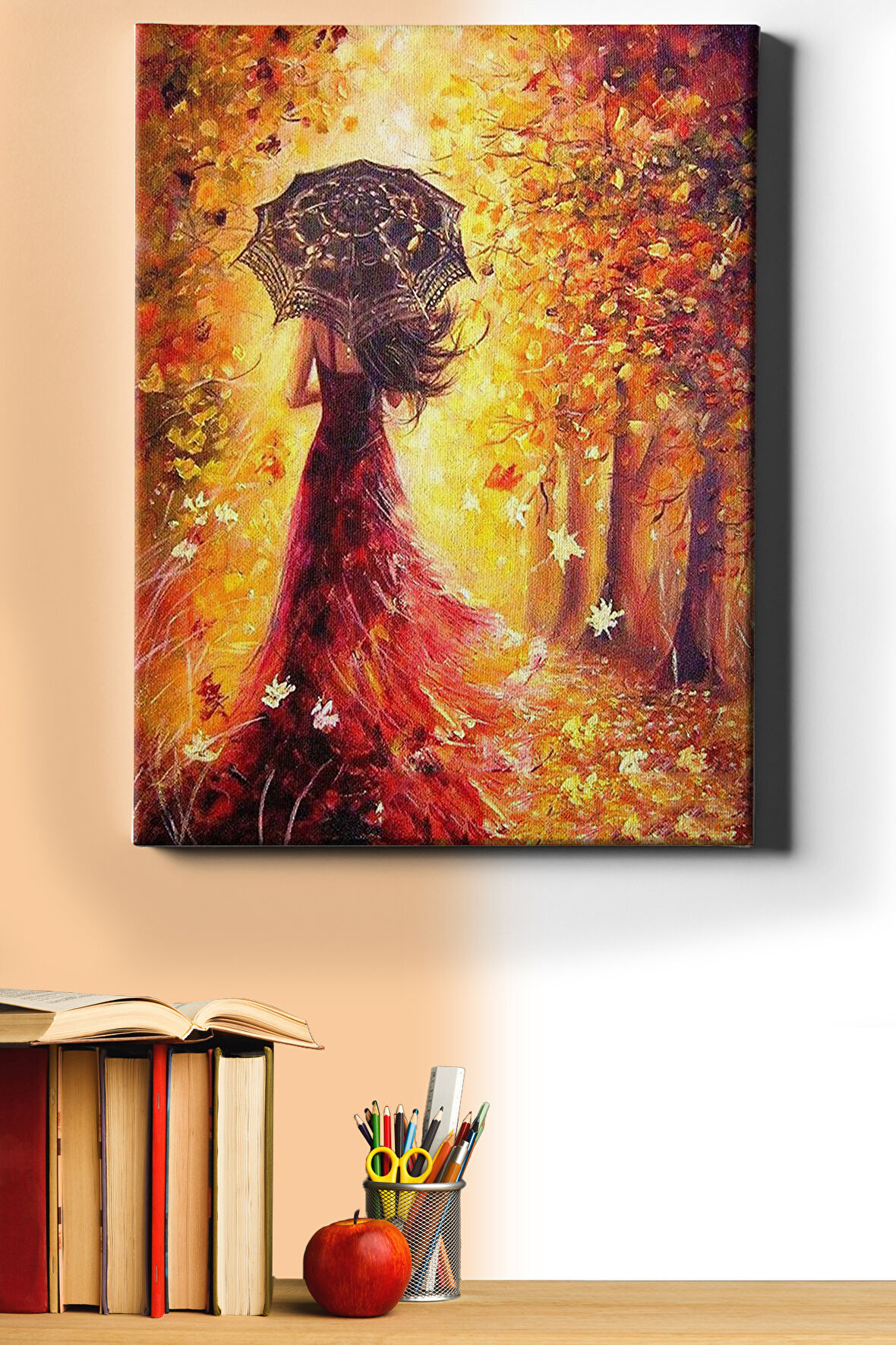Sayılarla Boyama Seti Kasnaklı Sonbahar Gezisi 40 X 50 Cm