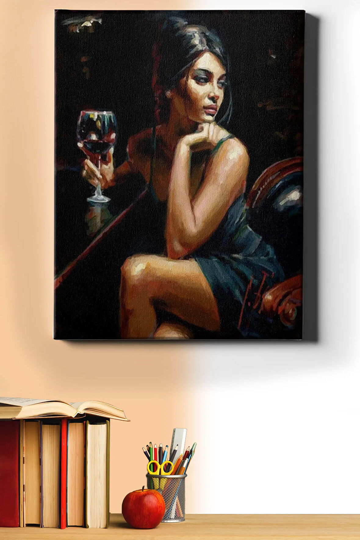 Sayılarla Boyama Seti Kasnaklı Son Kadeh 60 X 75 Cm