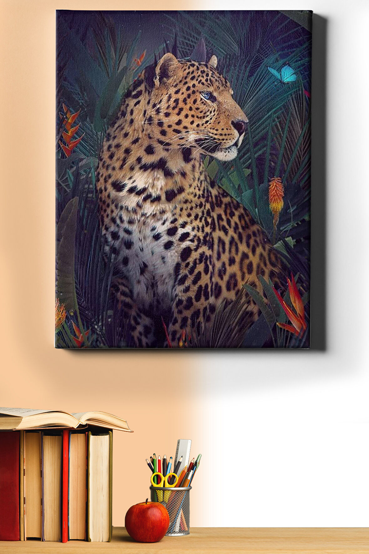 Sayılarla Boyama Seti Kasnaklı Kaplan 50 X 65 Cm