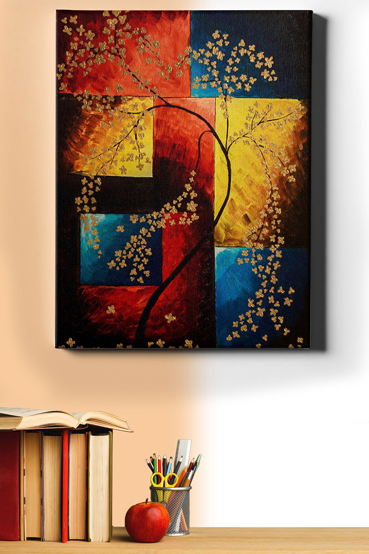 Sayılarla Boyama Seti Kasnaklı Dilek Ağacı 60 X 75 Cm