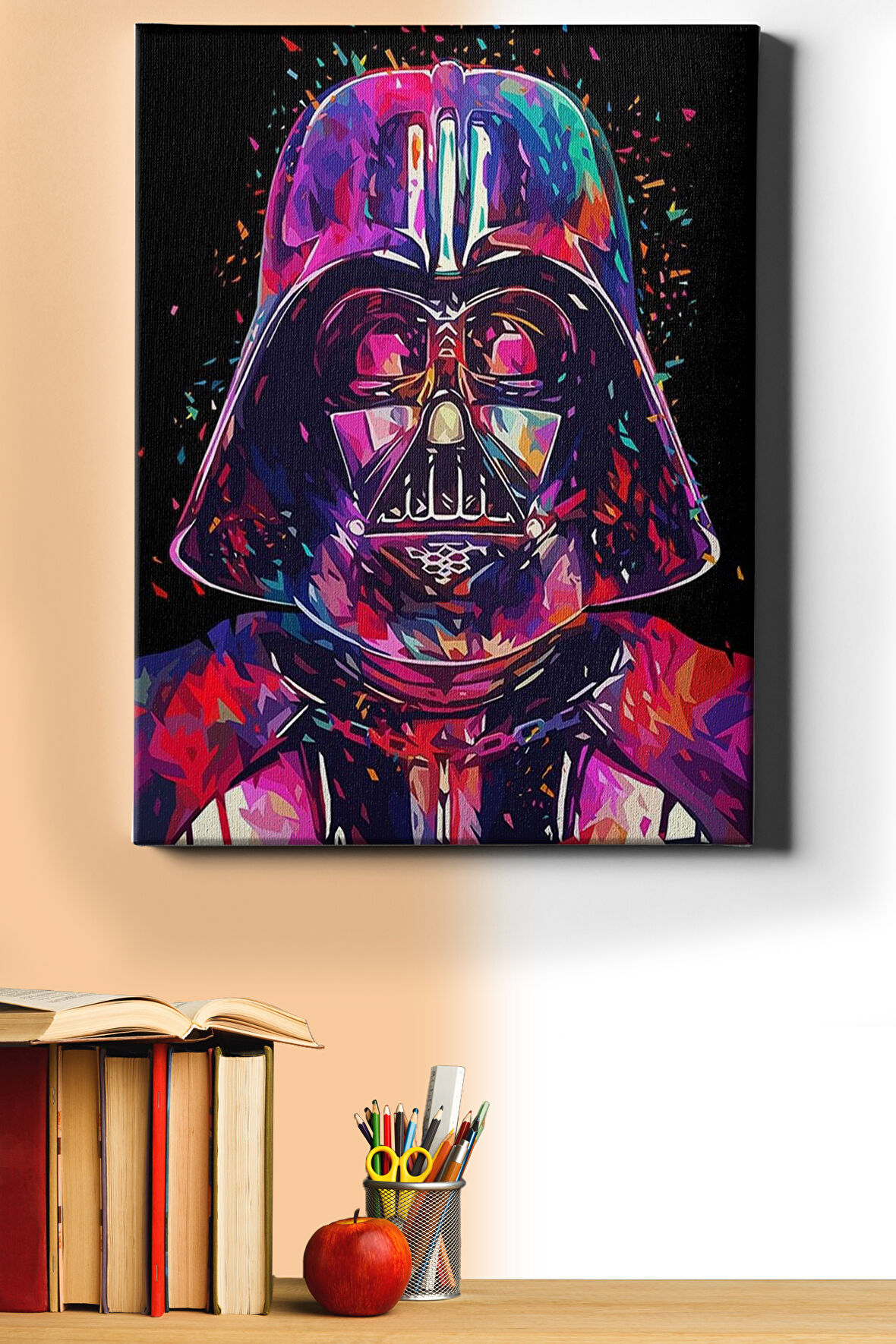 Sayılarla Boyama Seti Kasnaklı Renklerin Içinden 60 X 75 Cm