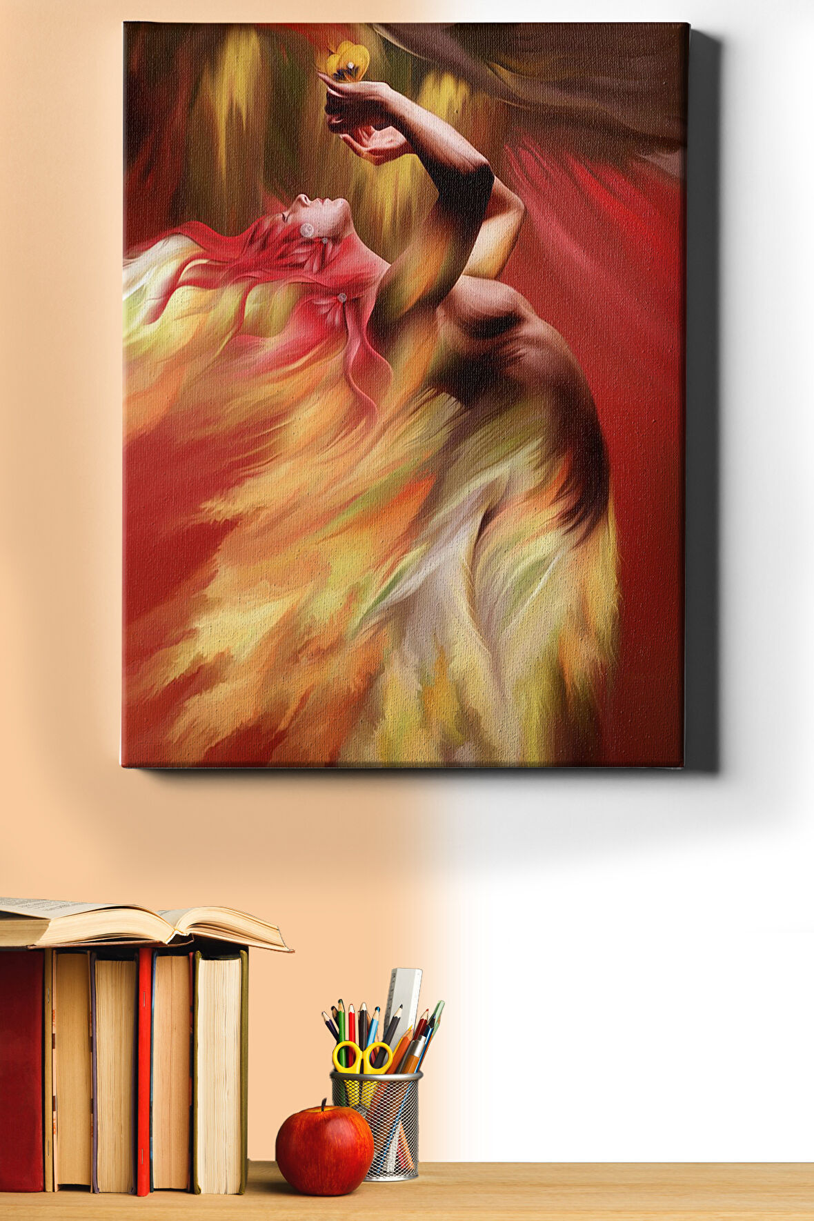 Sayılarla Boyama Seti Kasnaklı Renkli Kraliçe 60 X 75 Cm