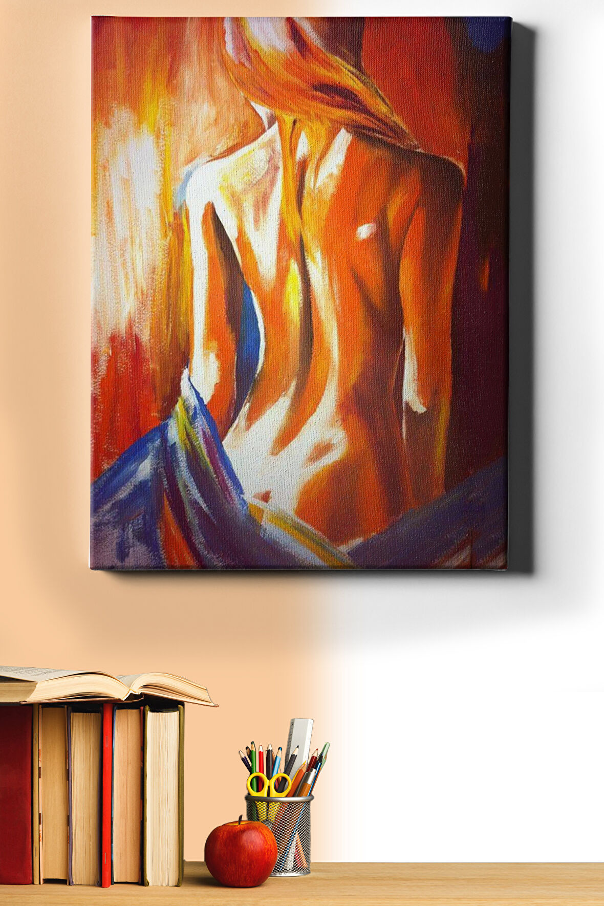 Sayılarla Boyama Seti Kasnaklı Geceye Veda 40 X 50 Cm