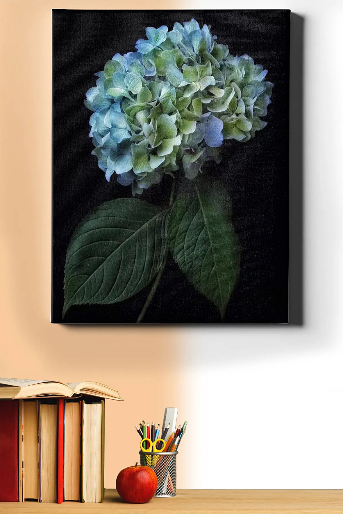 Sayılarla Boyama Seti Kasnaklı Dağ Ortancası 60 X 75 Cm