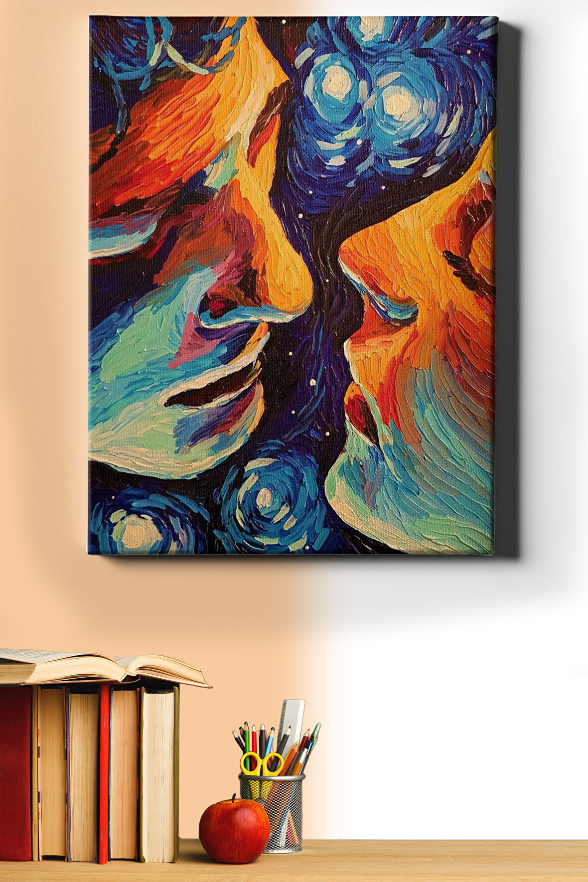 Sayılarla Boyama Seti Kasnaklı Renkler Ve Sen 60 X 75 Cm