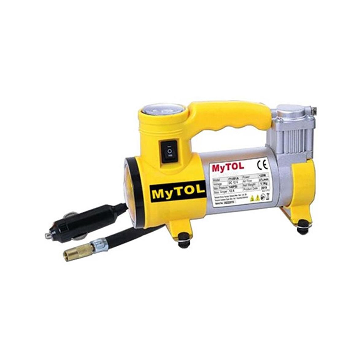 MYTOL FY-001A 12 V MİNİ ARAÇ KOMPRESÖRÜ