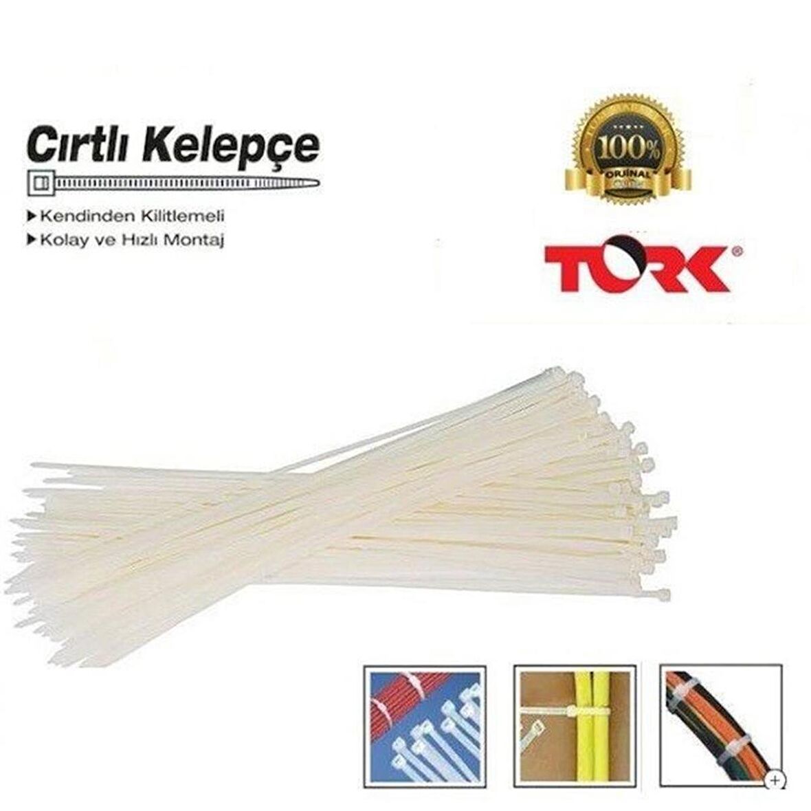 3.6x140mm CIRT KELEPÇE-KABLO BAĞI