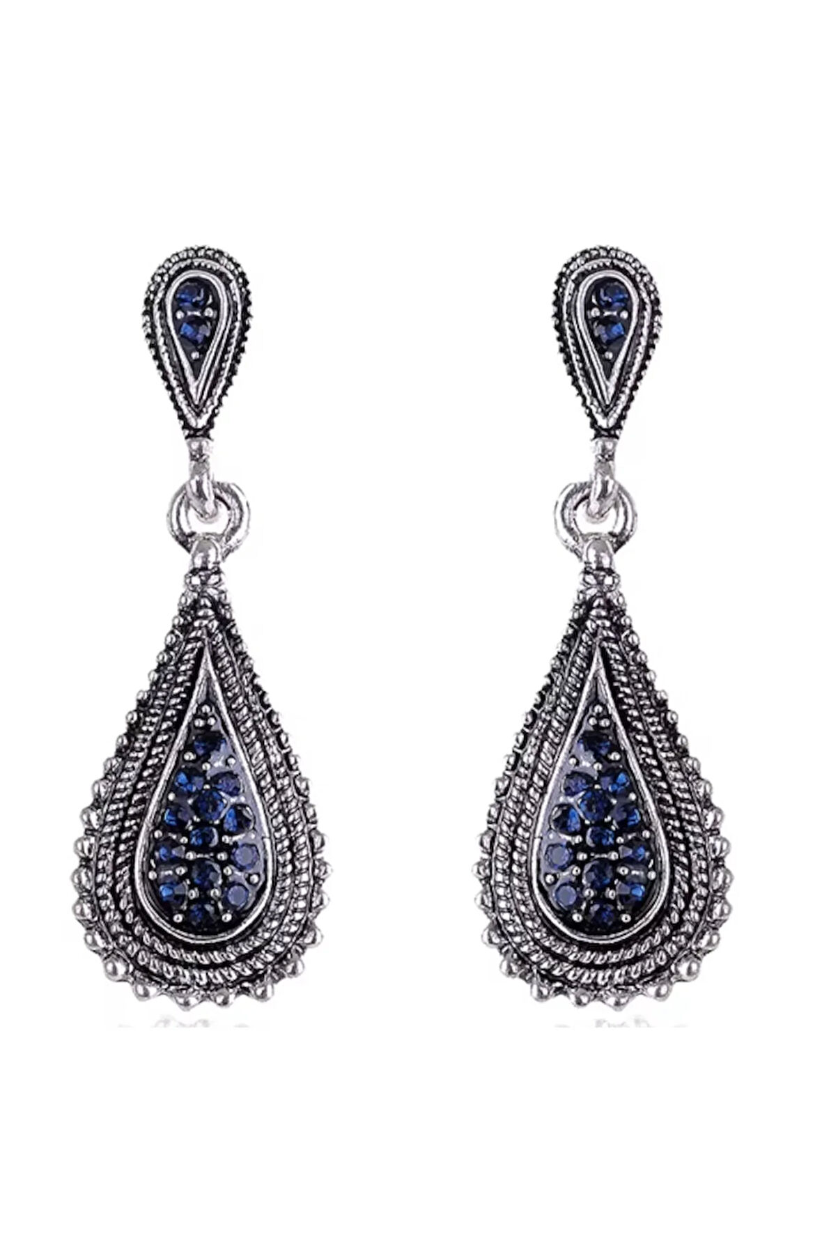 Royal Mavi Damla Küpe