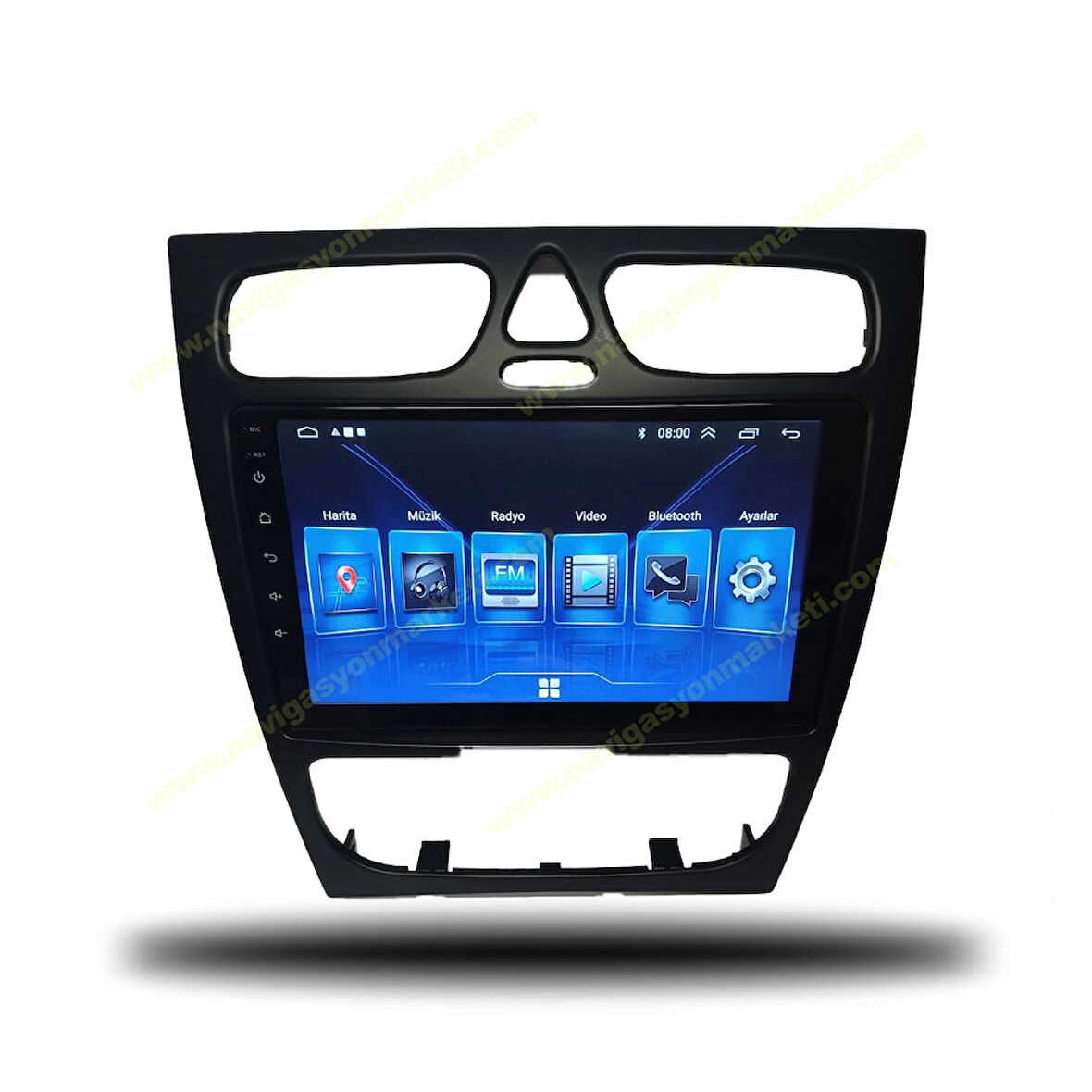 MERCEDES C200 2000-2004 GLK UYUMLU 9 inç 8-128 GB MULTİMEDYA