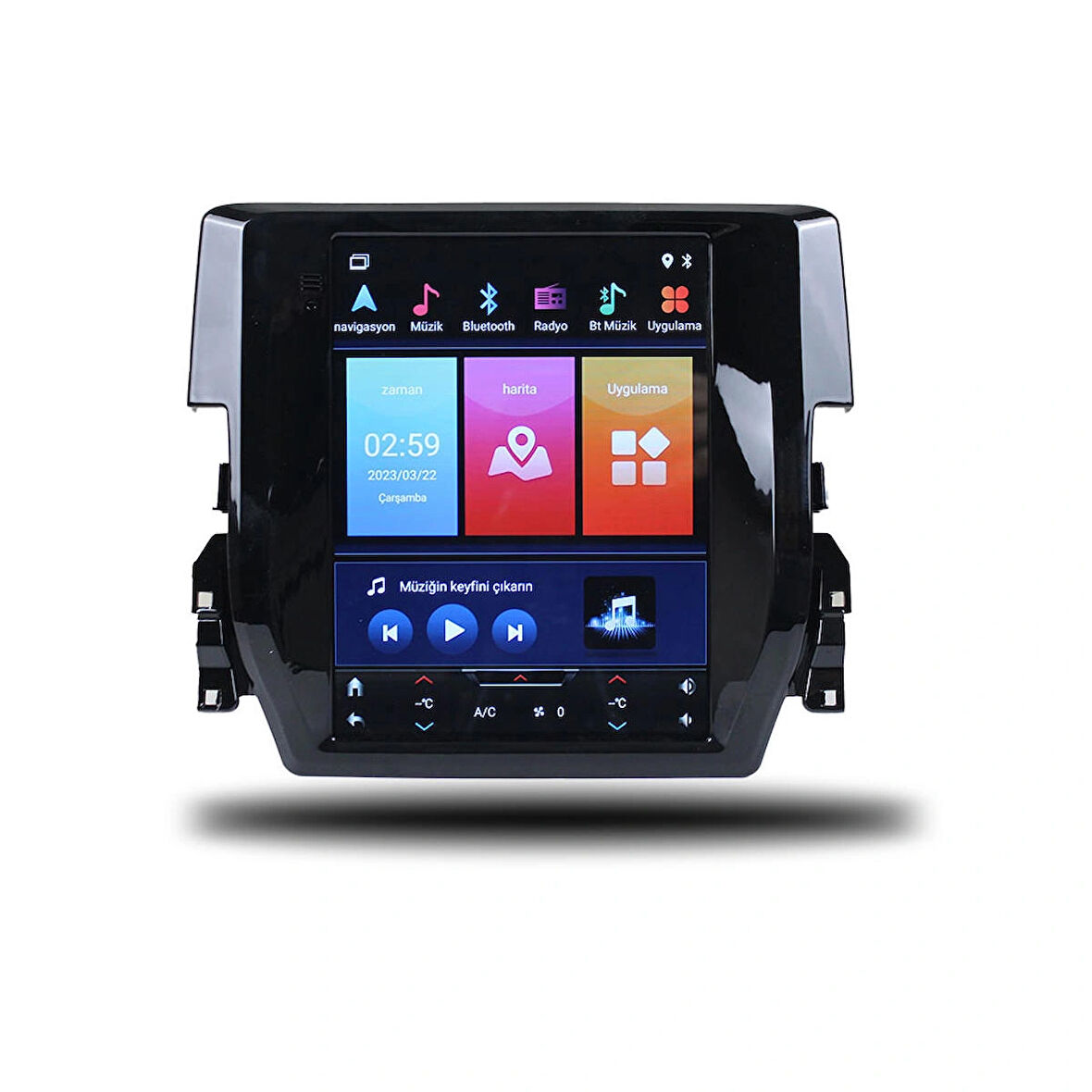 HONDA CİVİC FC4 UYUMLU 9.7 İNÇ TESLA 4-64 GB MULTİMEDYA