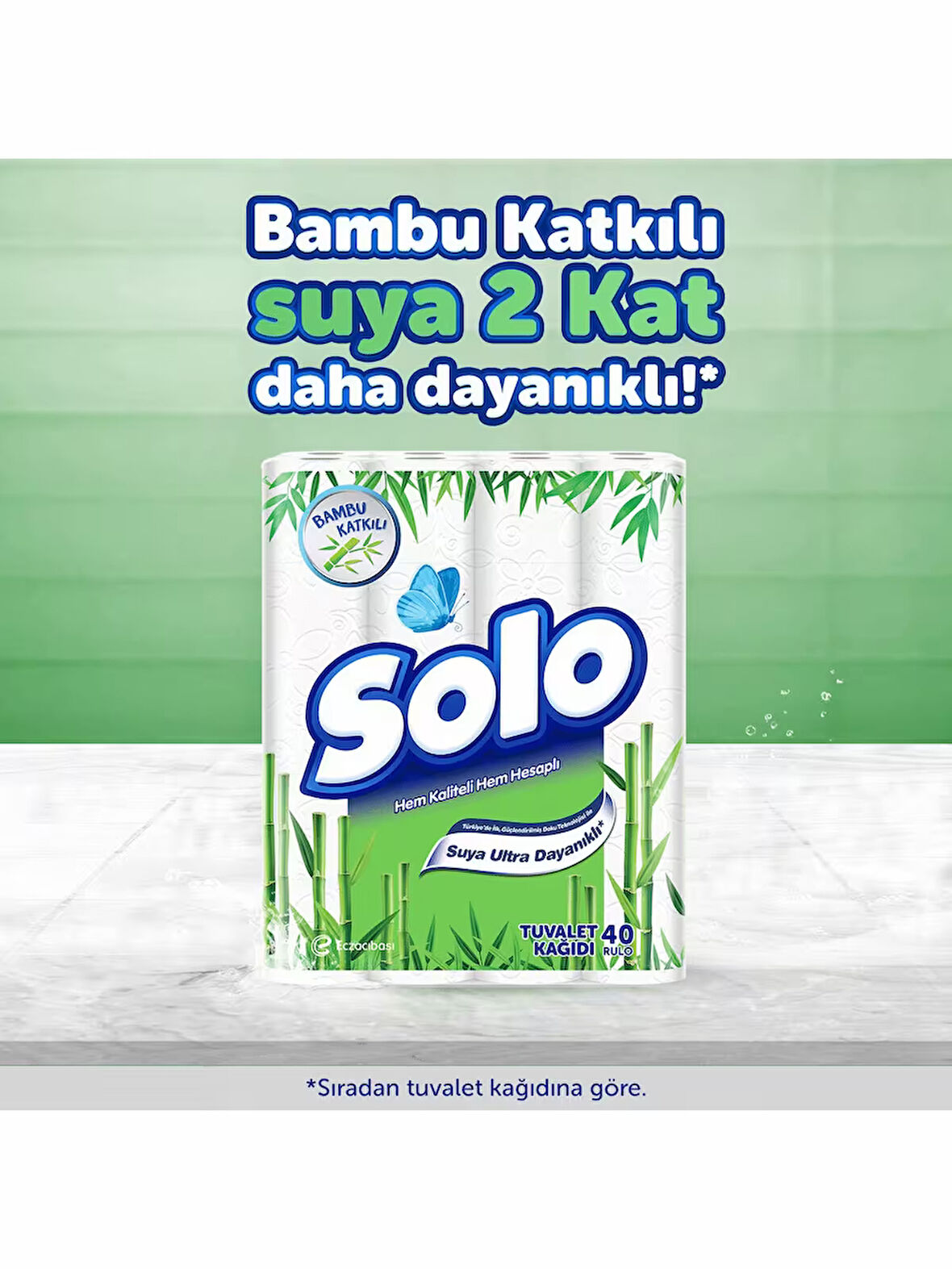 Solo Bambu Katkılı Tuvalet Kağıdı 40'lı