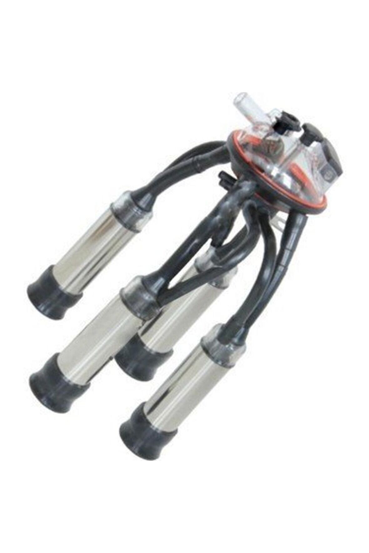 Süt Pençesi Komple 240cc Kısa Kauçuk Krom Kılıflı