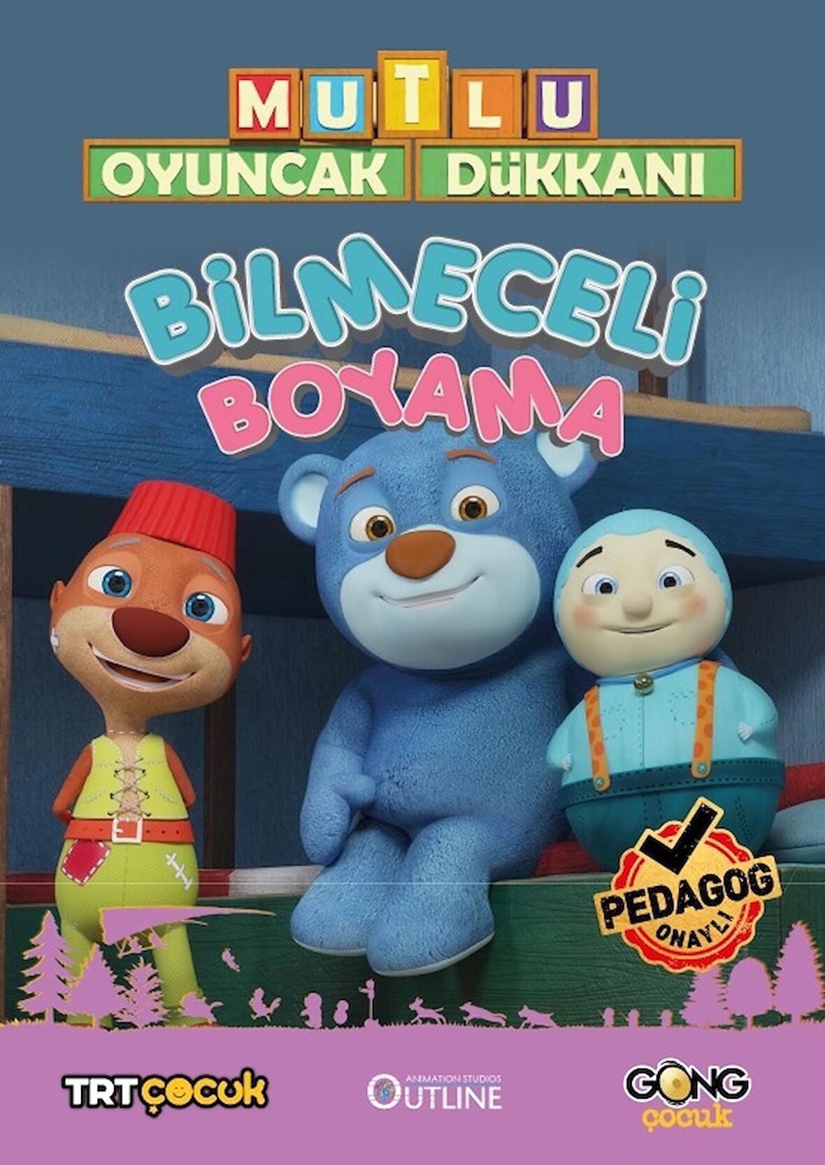 Mutlu Oyuncak Dükkanı Bilmeceli Boyama