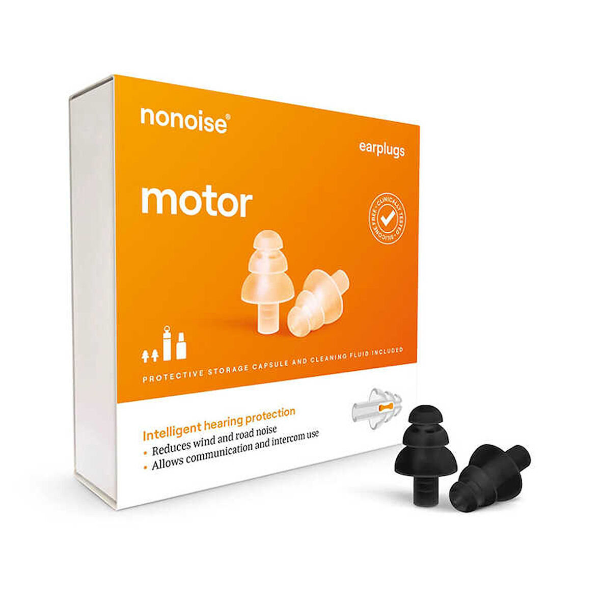 NONOISE MOTOSİKLET KULAK TIKACI SİYAH