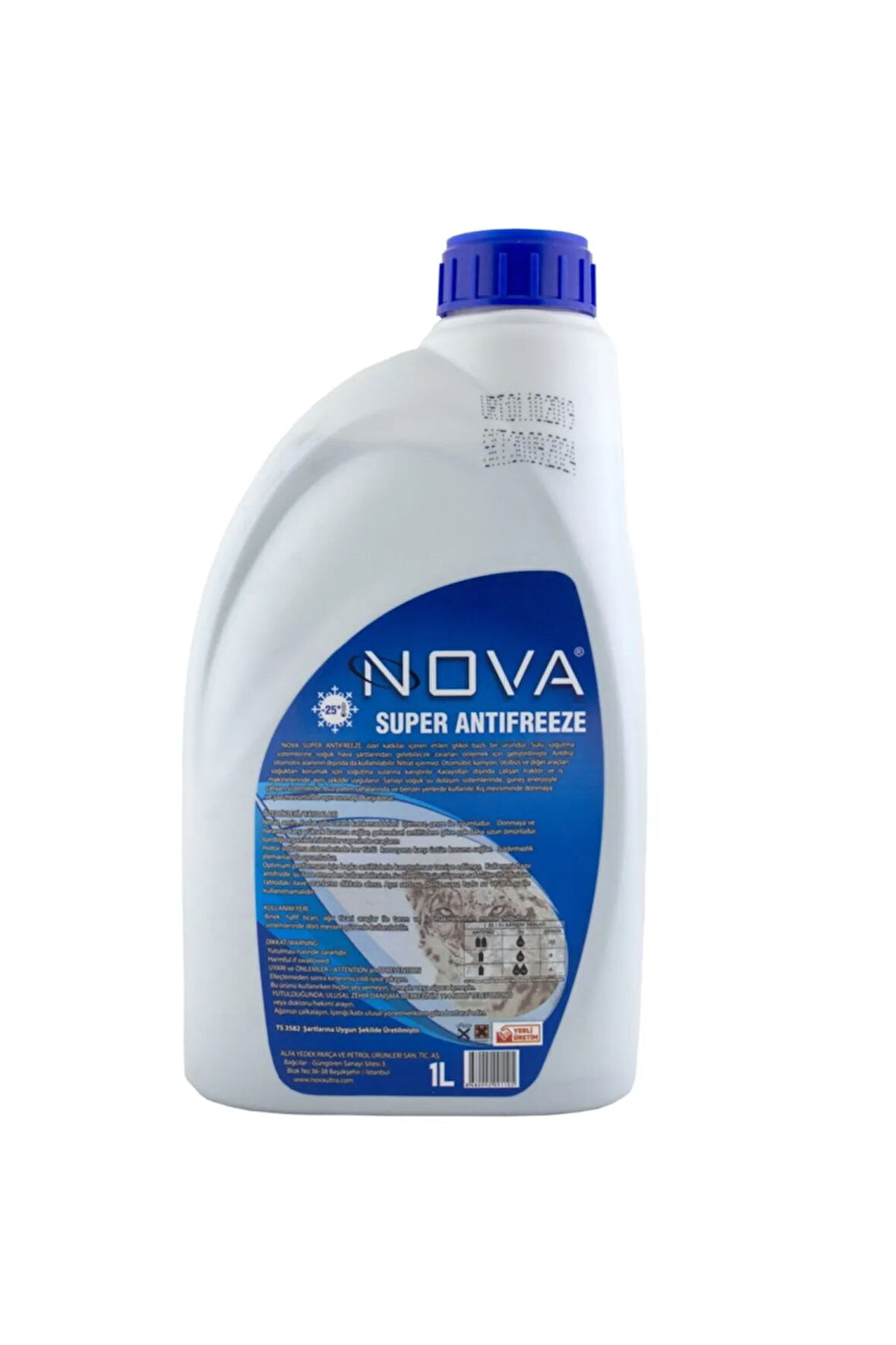 -25 Derece Yeşil Antifriz 1 Litre (3 Adet)