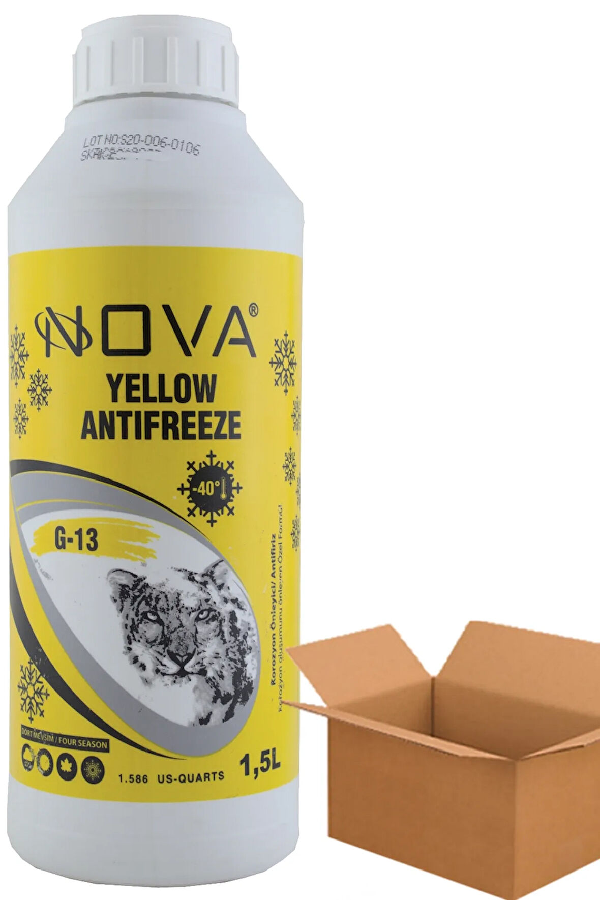 -40 Derece Organik Sarı G13 Antifriz 1.5litre X15
