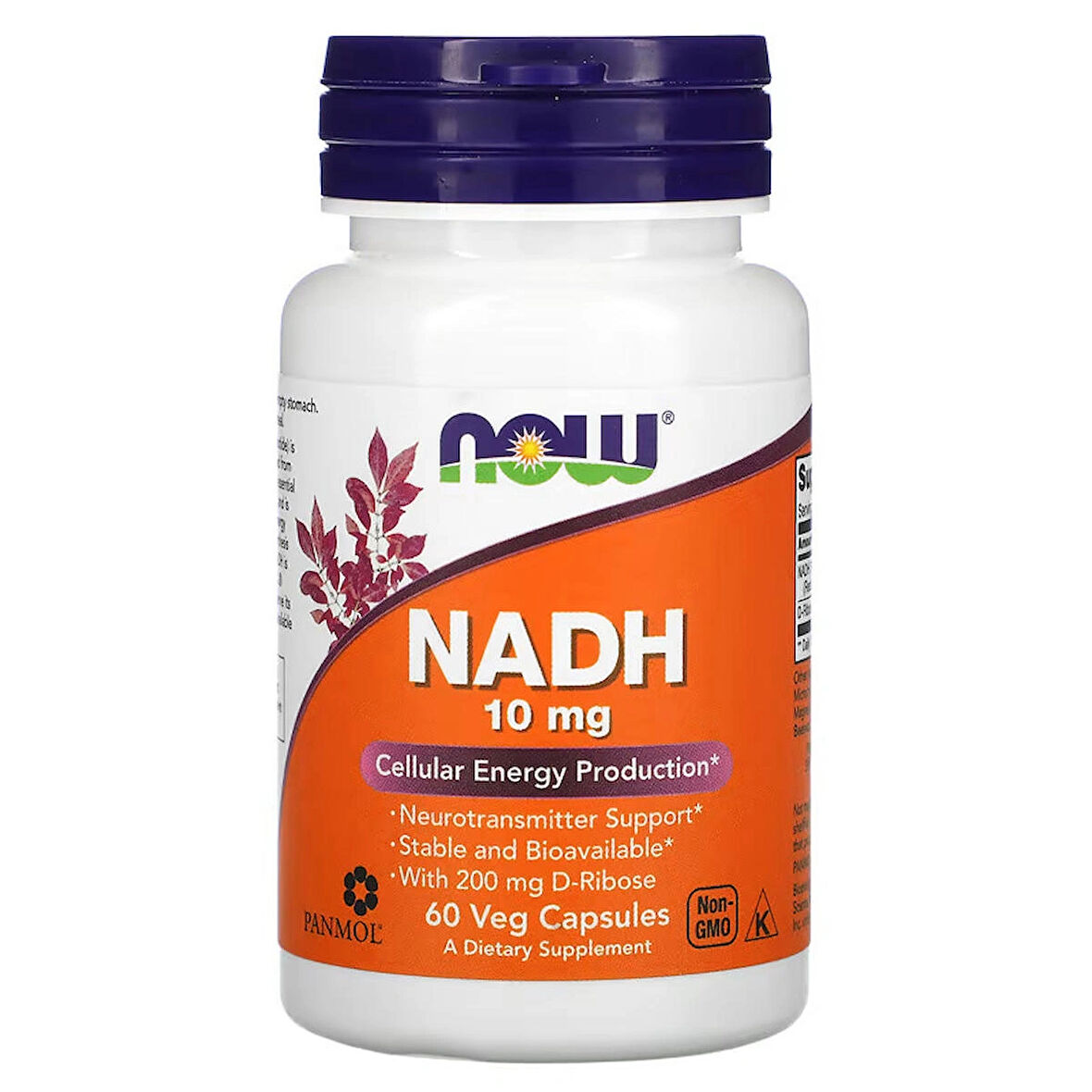 NOW Foods, NADH, 10 mg, 60 Bitkisel Kapsül