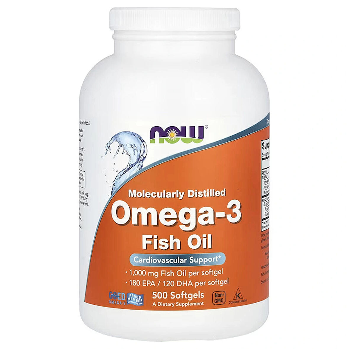 Now Foods Omega 3 500 Softgels