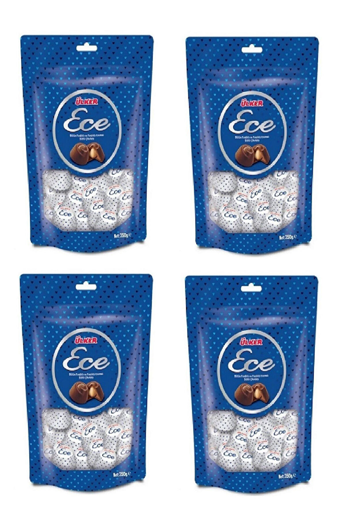 Ece Ikramlık Çikolata Fındıklı 350gr X 4 Adet