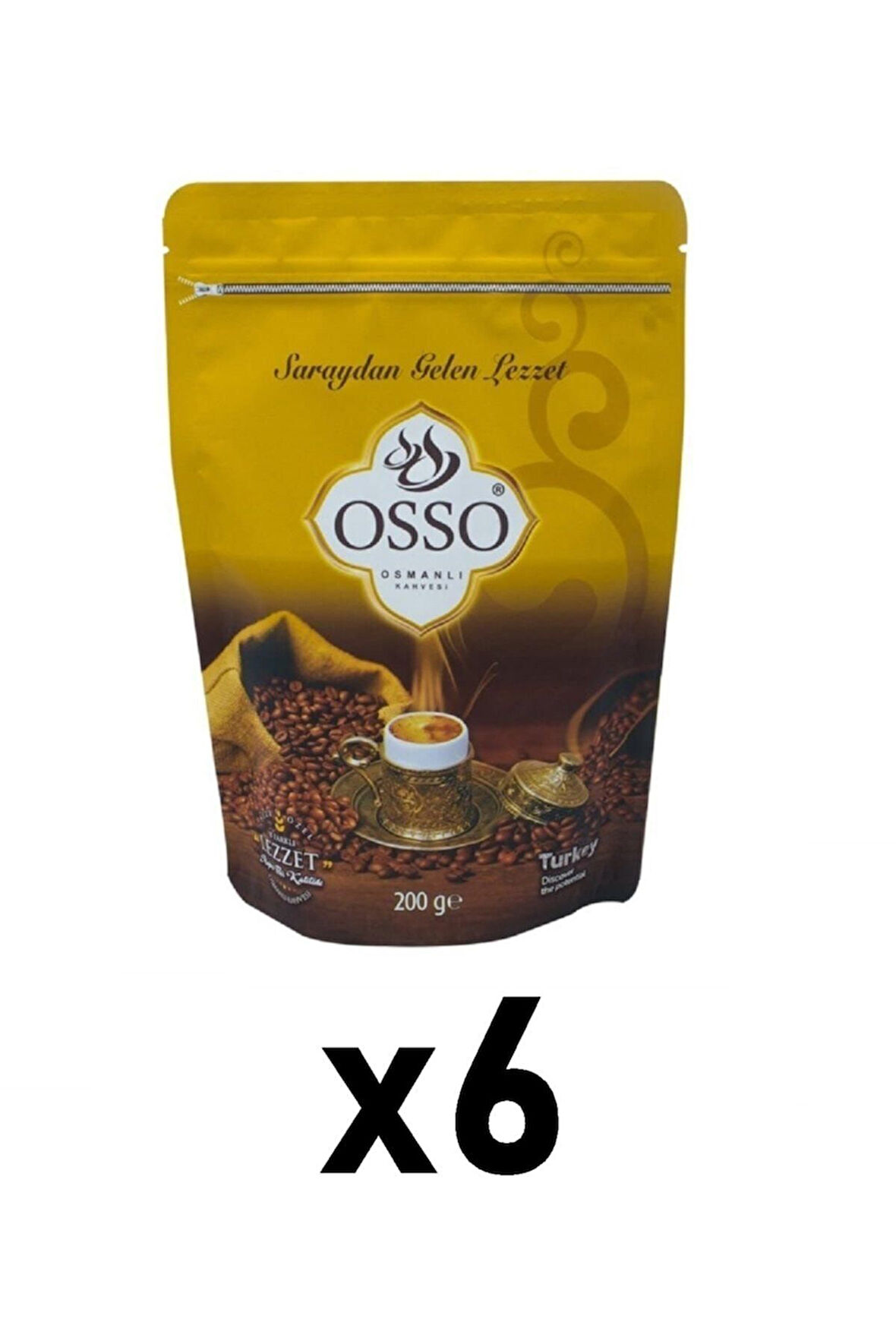 Osmanlı Kahvesi 200 Gr 8 Karışımlı 6'li Set
