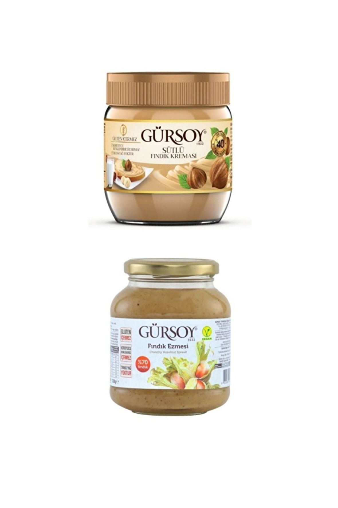 Sütlü Fındık Kreması & Fındık Ezmesi